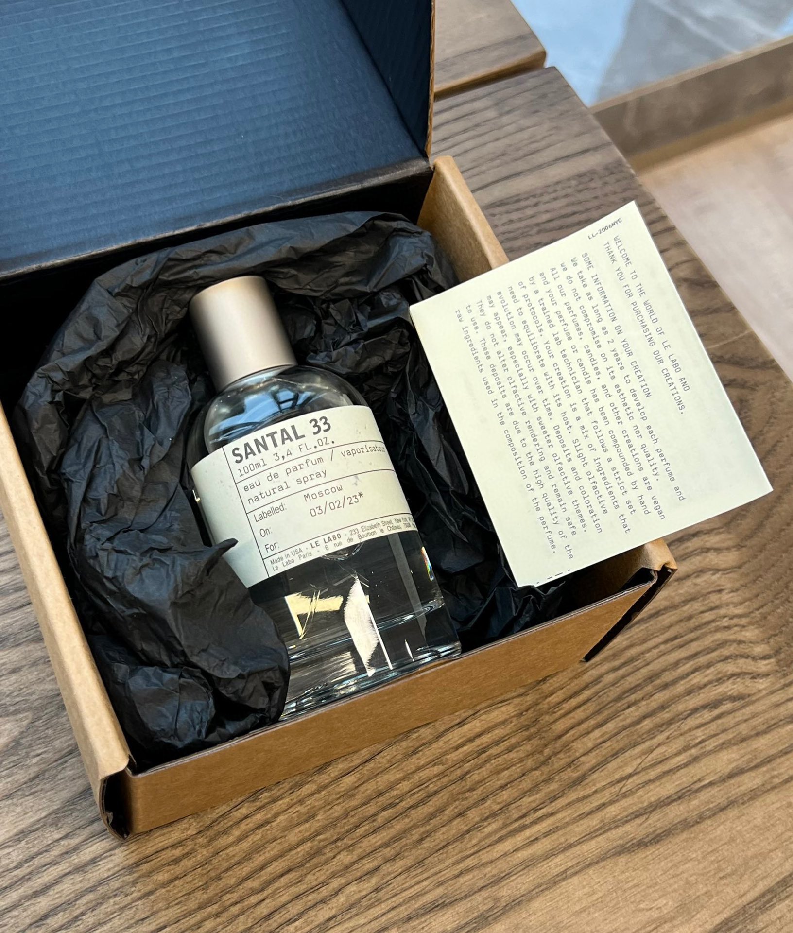 NO:809849,Laboratory Le Labo Sandalwood No. 33 Attributes Neutral Fragrance Fragrance Fragrance Woody Fragrance Ingredients Sandalwood Cedar Cardamom Violet Papyrus Leather Amber Iris, Perfume19860909实验室 Le Labo 檀香木33号 属性中性香 香调芳香木质调 气味成分檀香木 雪松 小豆蔻 紫罗兰 纸莎草 皮革 琥珀 鸢尾花,香水,accessory