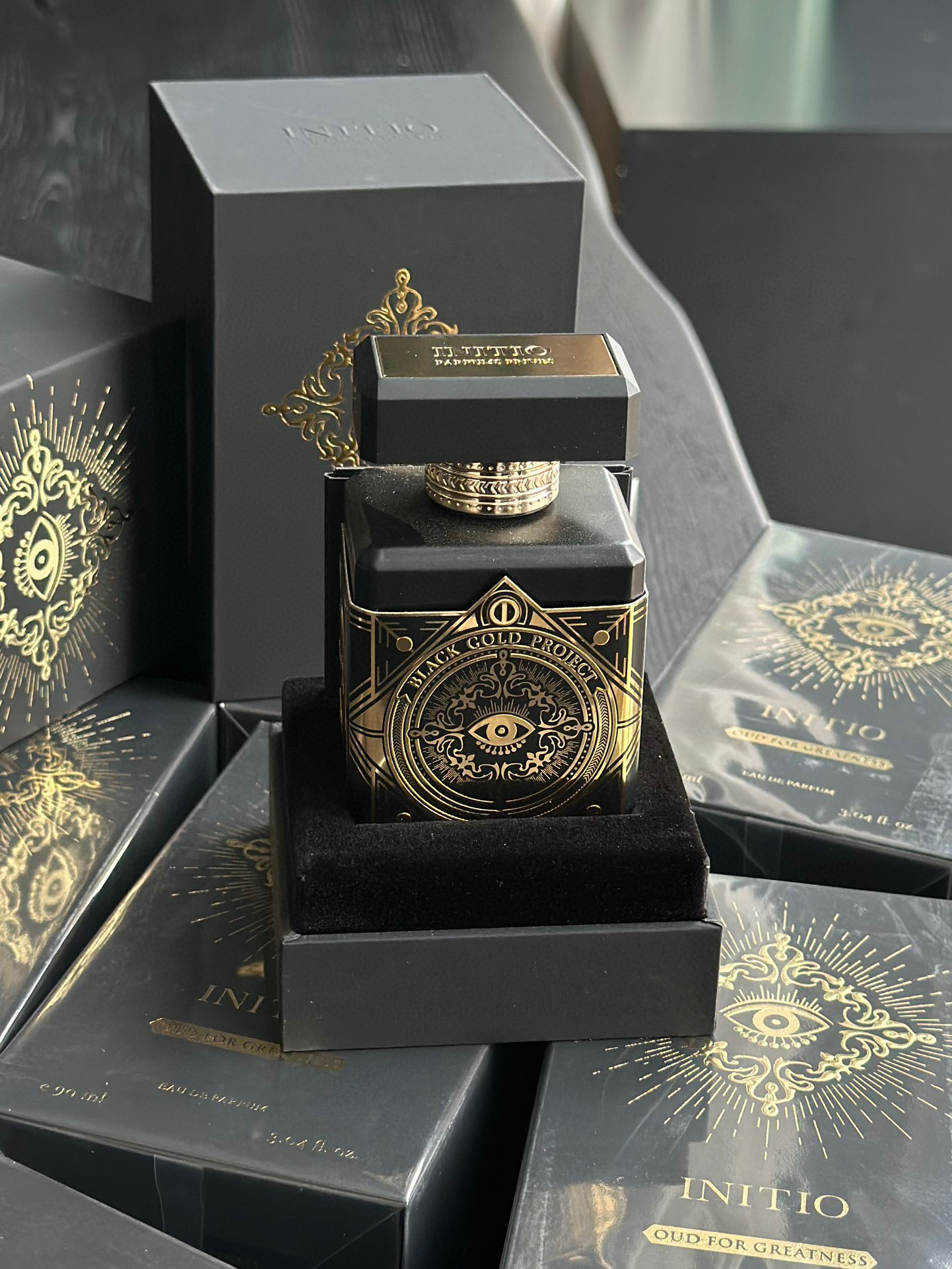 NO:809273,Initio Parfums Prives Initio Great Agarwood 90ml, neutral fragrance, top notes: saffron, nutmeg, lavender, middle notes: agarwood (oud), base notes: patchouli, musk, perfume19860909Initio Parfums Prives 因提诺伟大沉香90ml 属性中性香 前调藏红花 肉豆蔻 薰衣草 中调沉香(乌木) 后调广藿香 麝香,香水,accessory