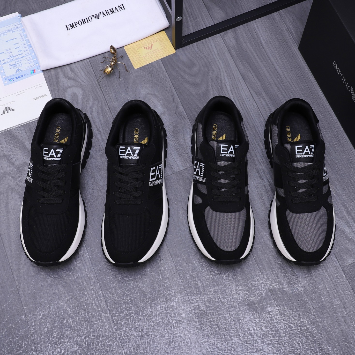 P200 Marca del producto: Armani Casual Shoes Talla: 38-44 Material del producto: Parte superior tran