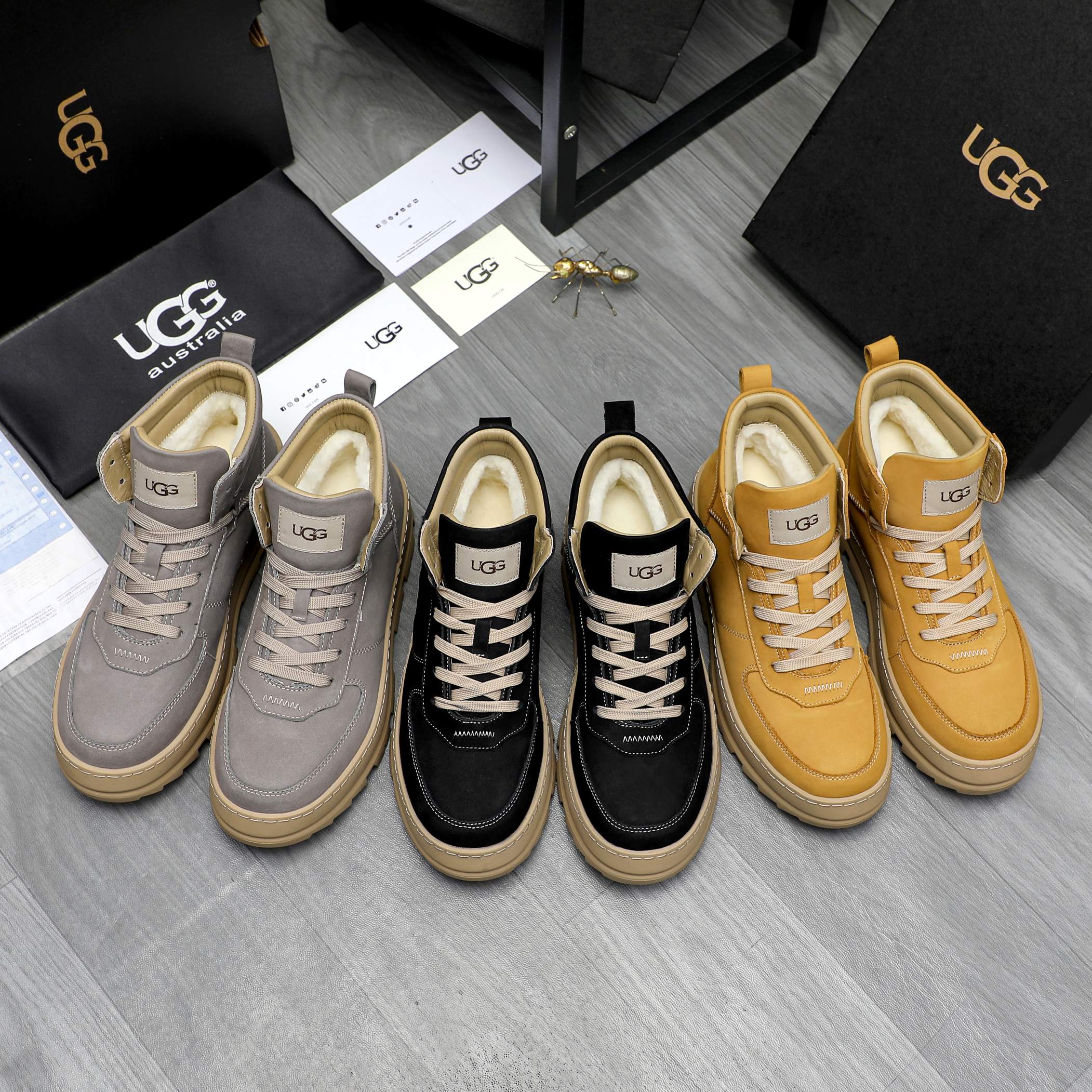 Marca del producto: zapatos de hombre "UGG" Gaobang. Talla normal: 39-44. Materiales del producto: parte supe…