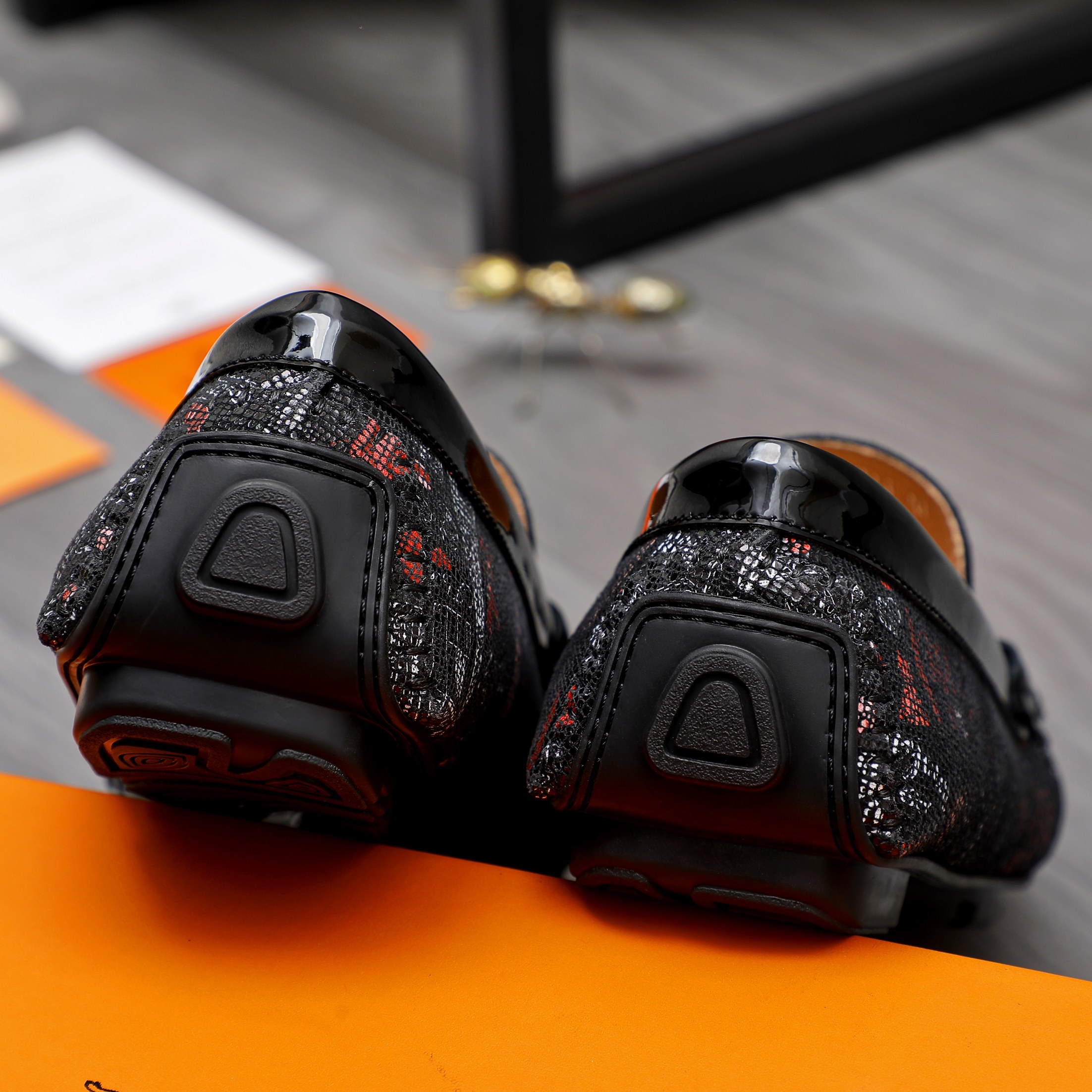 Hermes Men's Leather Loafers Slip-Ons, Size 38-44, Rubber Sole 11 a1741852325451 7647