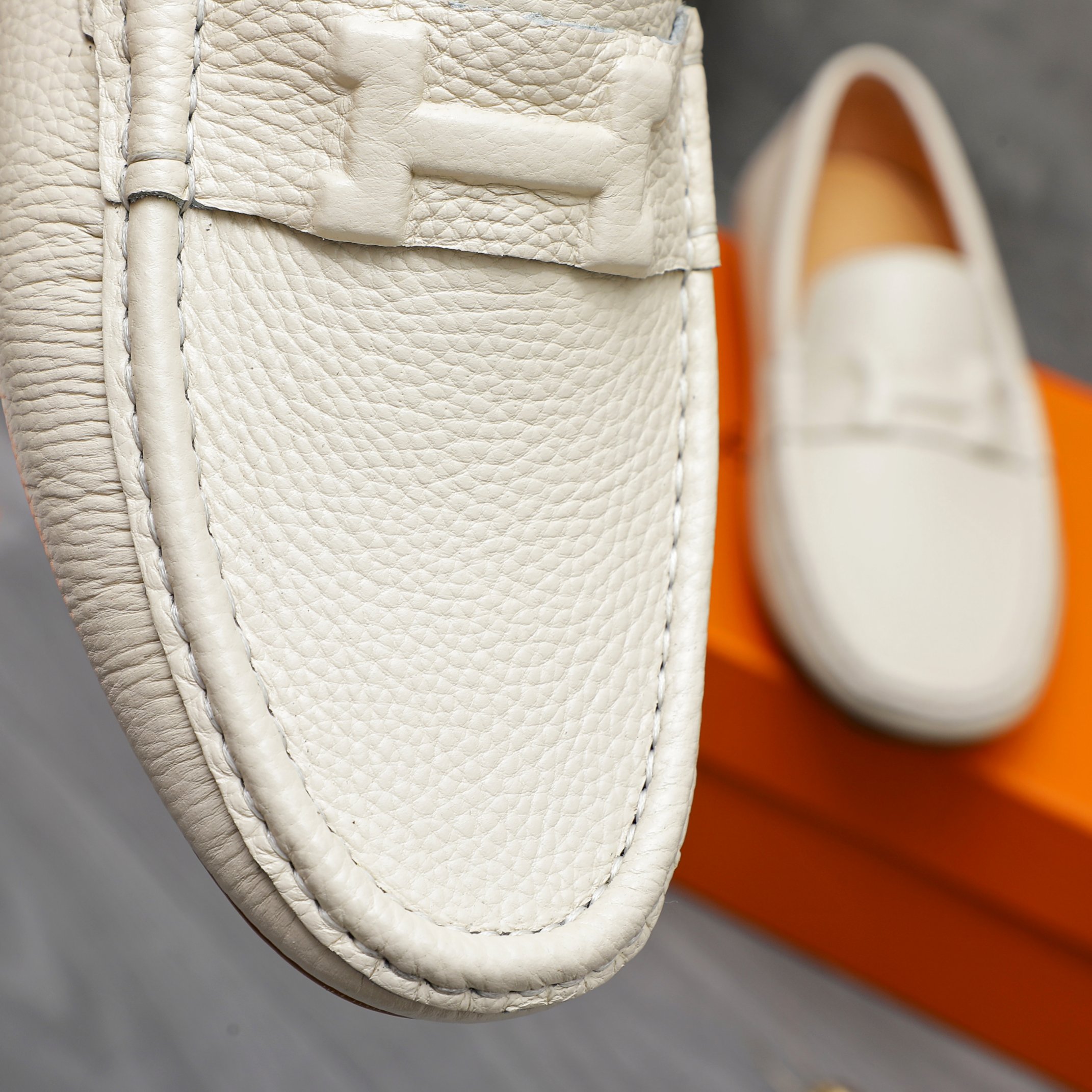 Hermes Men's Leather Loafers Slip-on Casual Shoes Size 38-44 10 a1741852662398 1670