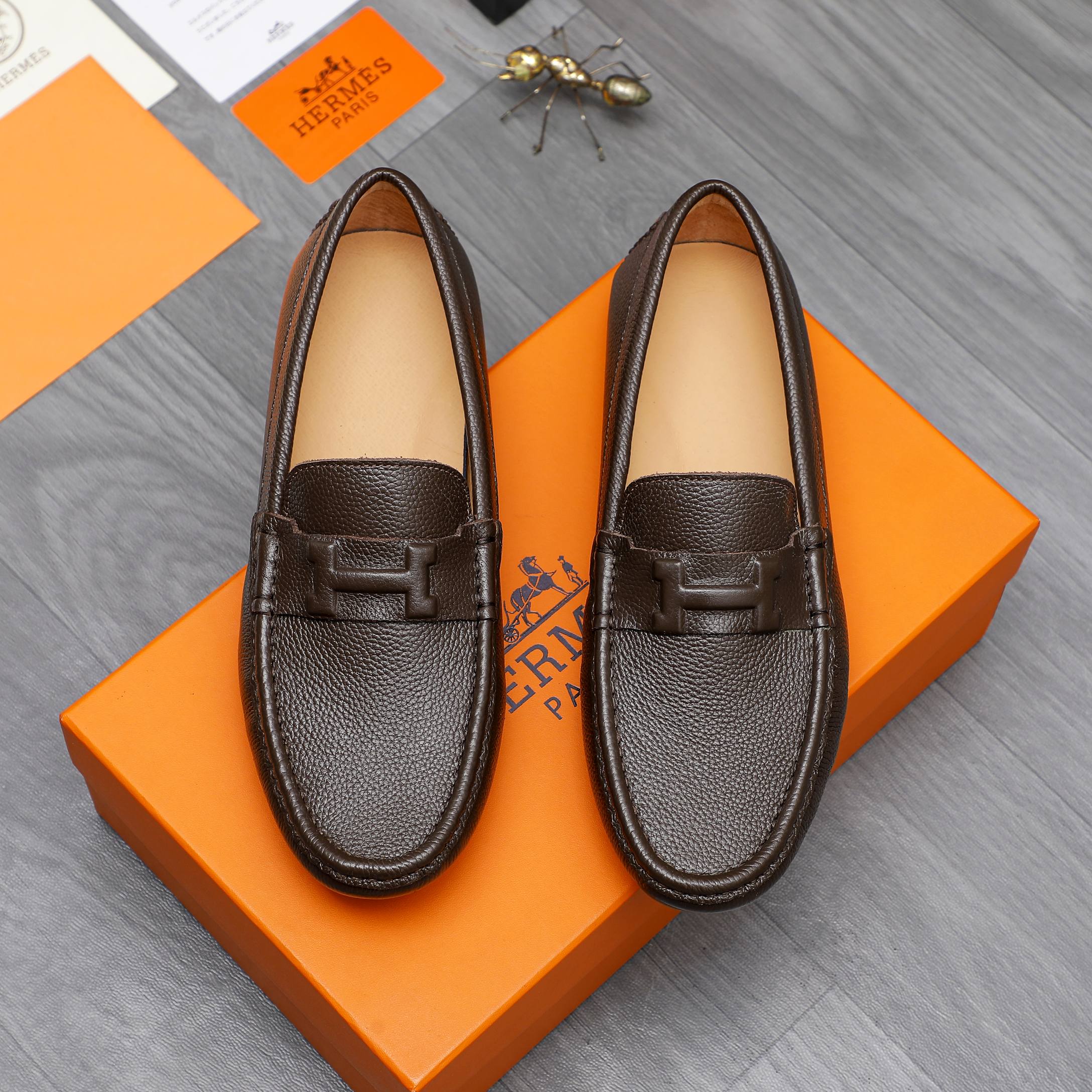 Hermès Leather Loafers: Stylish Comfort in Every Step (Sizes 38-44) 3 a1741853240841 1664