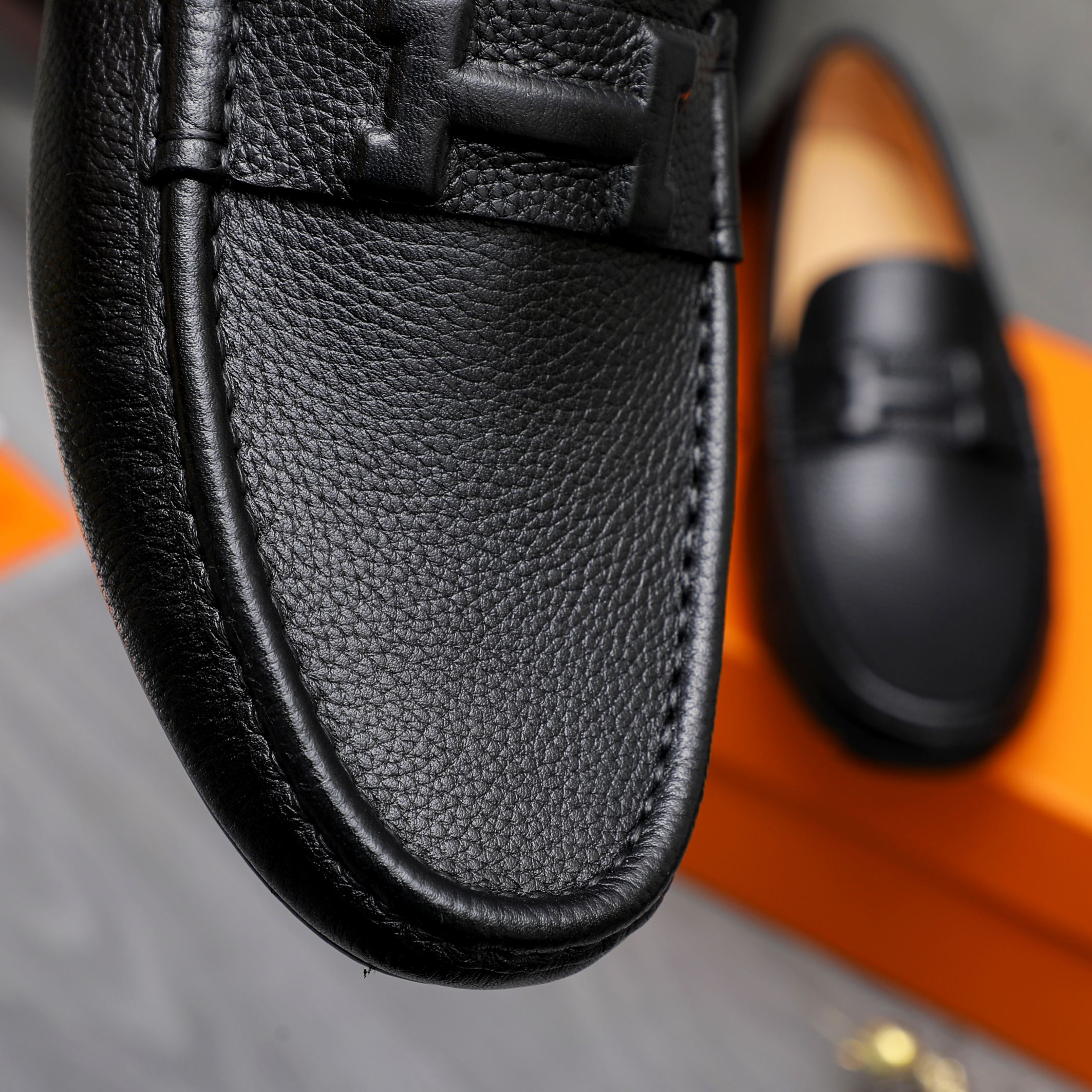 Hermes Men's Leather Loafers Slip-on Casual Shoes Various Colors Size 38-44 10 a1741853503278 8282