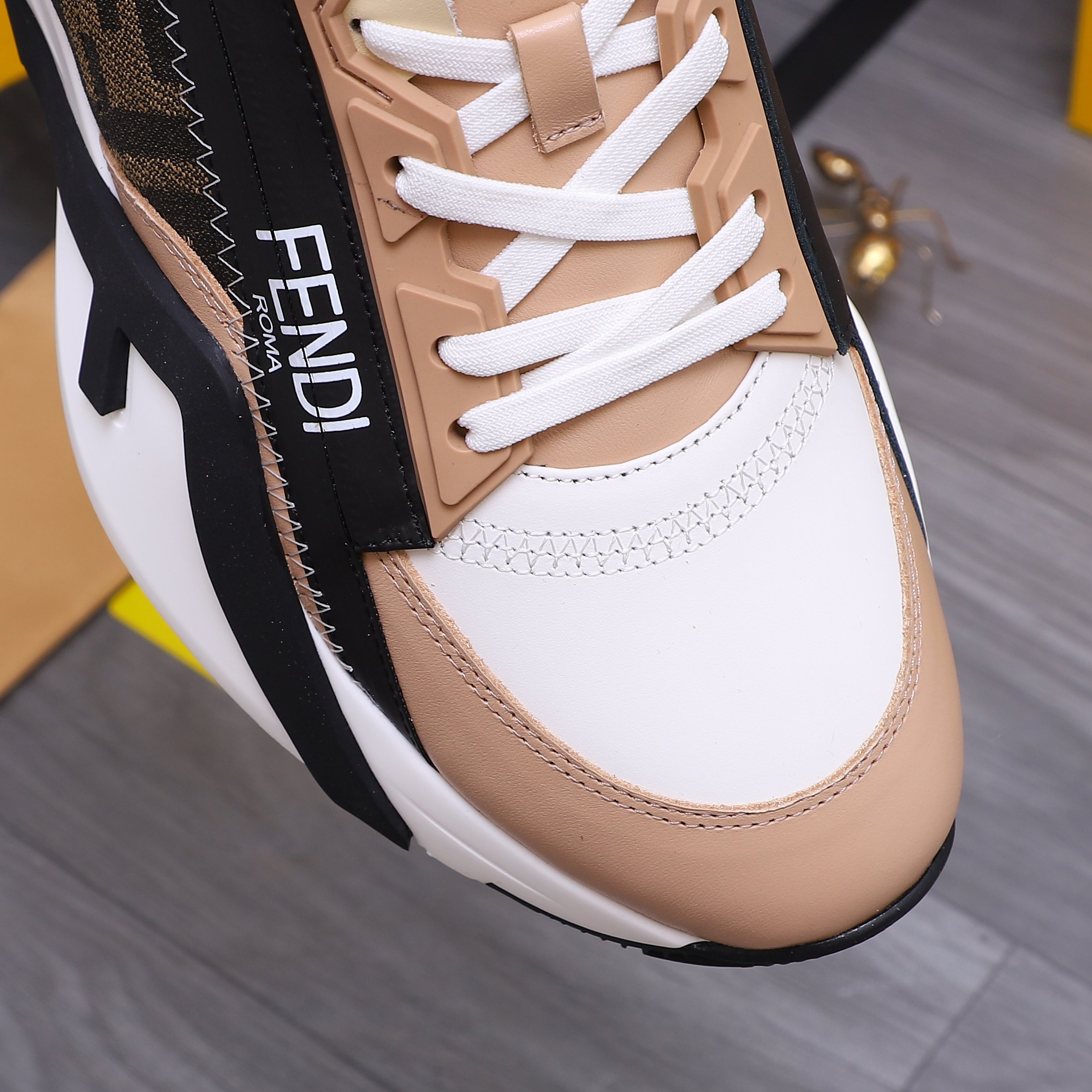 Fendi Men's Snake-Embossed Leather Sneakers - Sizes 38-44 9 a1741950540570 2020