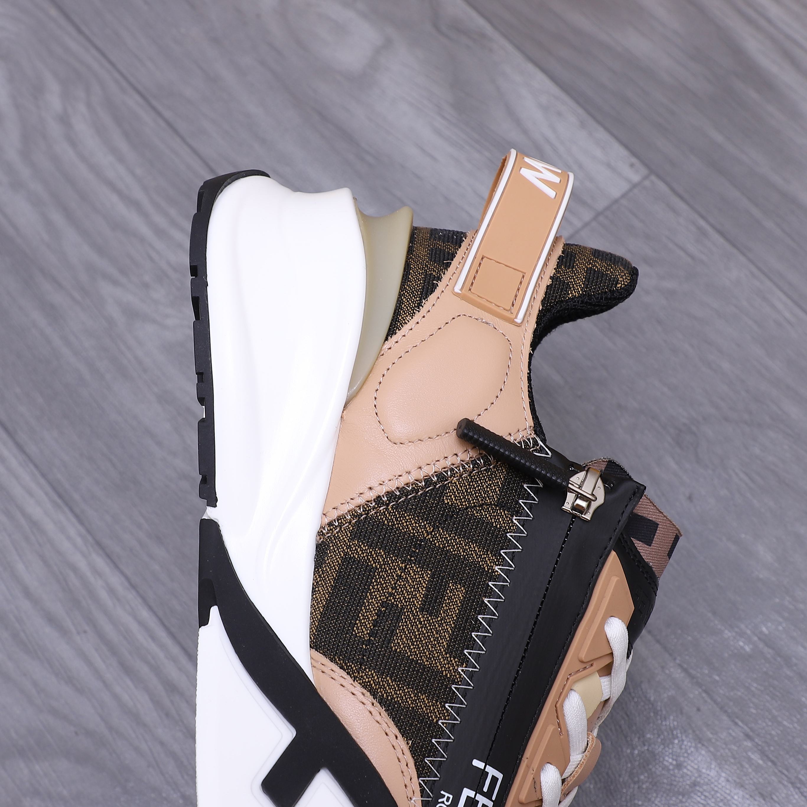 Fendi Men's Snake-Embossed Leather Sneakers - Sizes 38-44 10 a1741950540950 8202