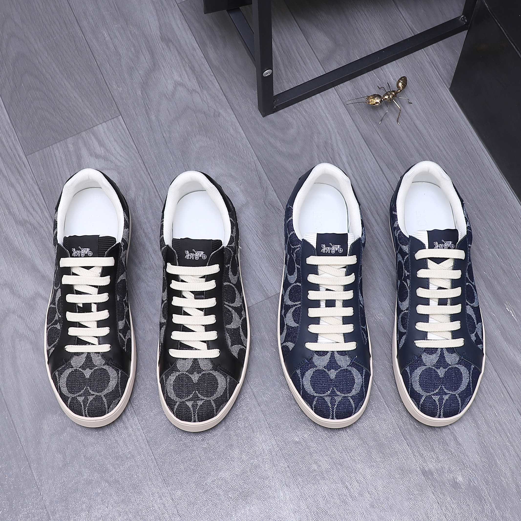 Coach Men's Canvas and Leather Lace-Up Sneakers - Size 38-44 2 a1741954195470 5652