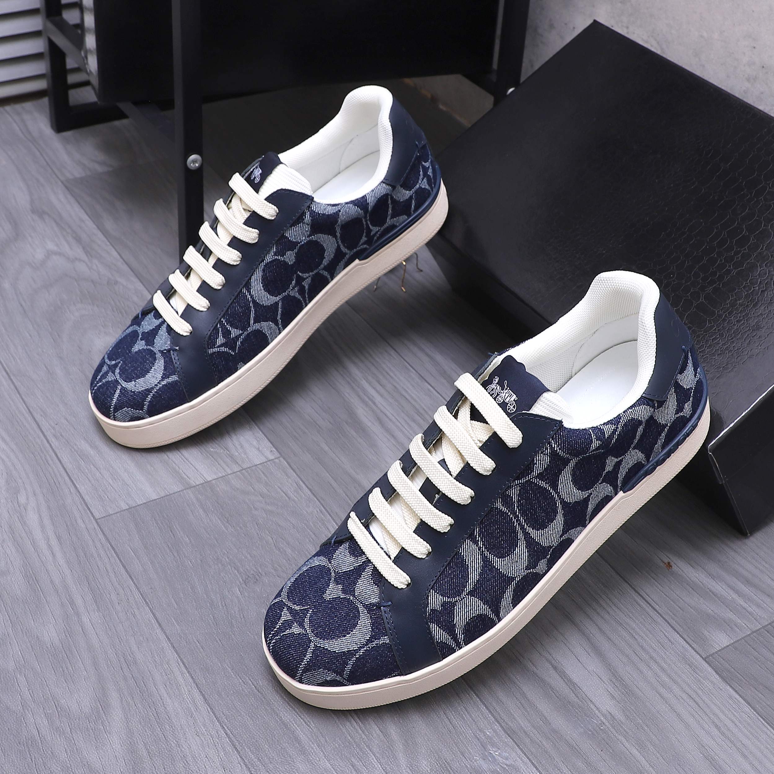 Coach Men's Canvas and Leather Lace-Up Sneakers - Size 38-44 3 a1741954413979 5437