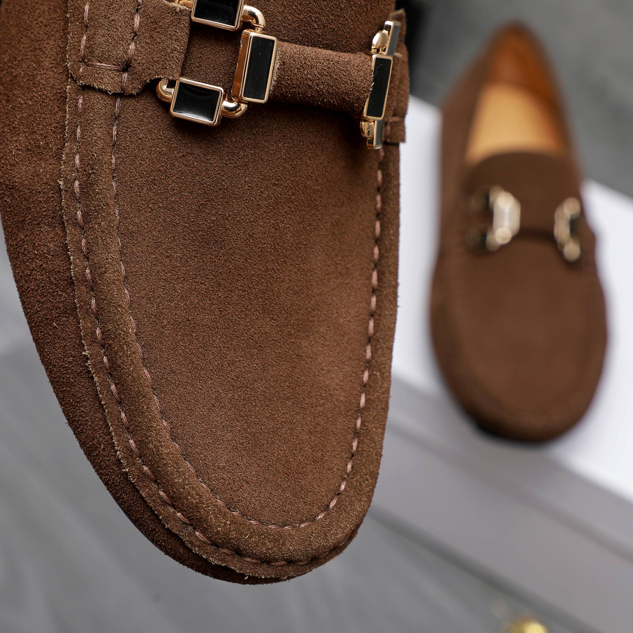 Versace Men's Suede Loafers Slip-on Casual Shoes Size 38-44 10 a1742451720959 1641