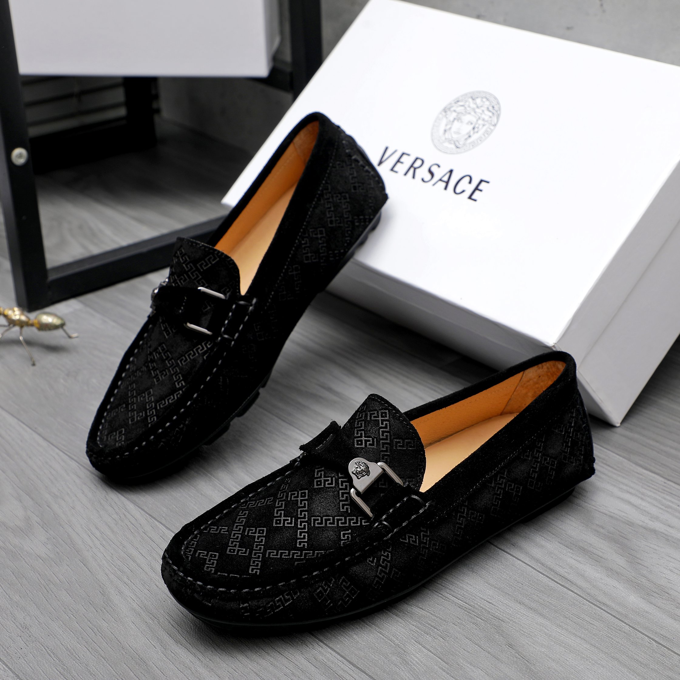 Versace Men's Casual Loafers - Premium Suede Leather Slip-Ons 4 a1742452901085 1253