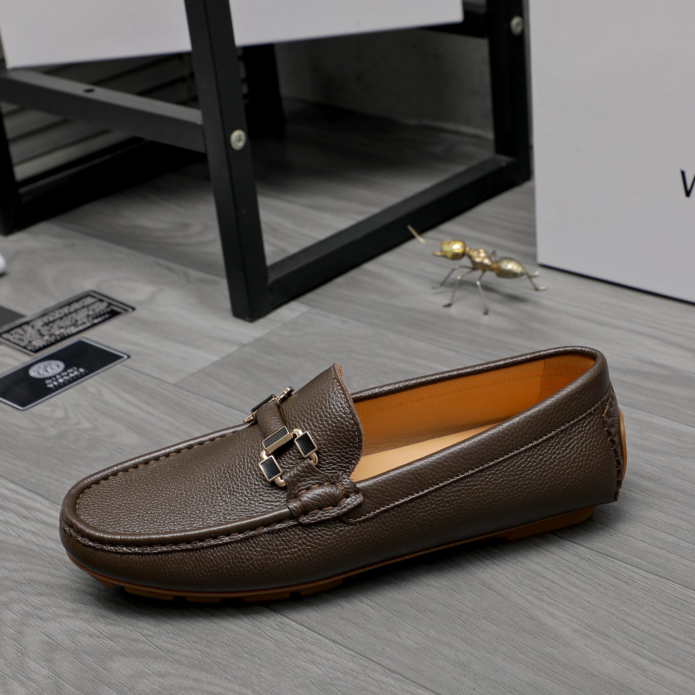 Versace Men's Casual Loafers Genuine Leather Slip-Ons, Sizes 38-44 7 a1742453241643 7606