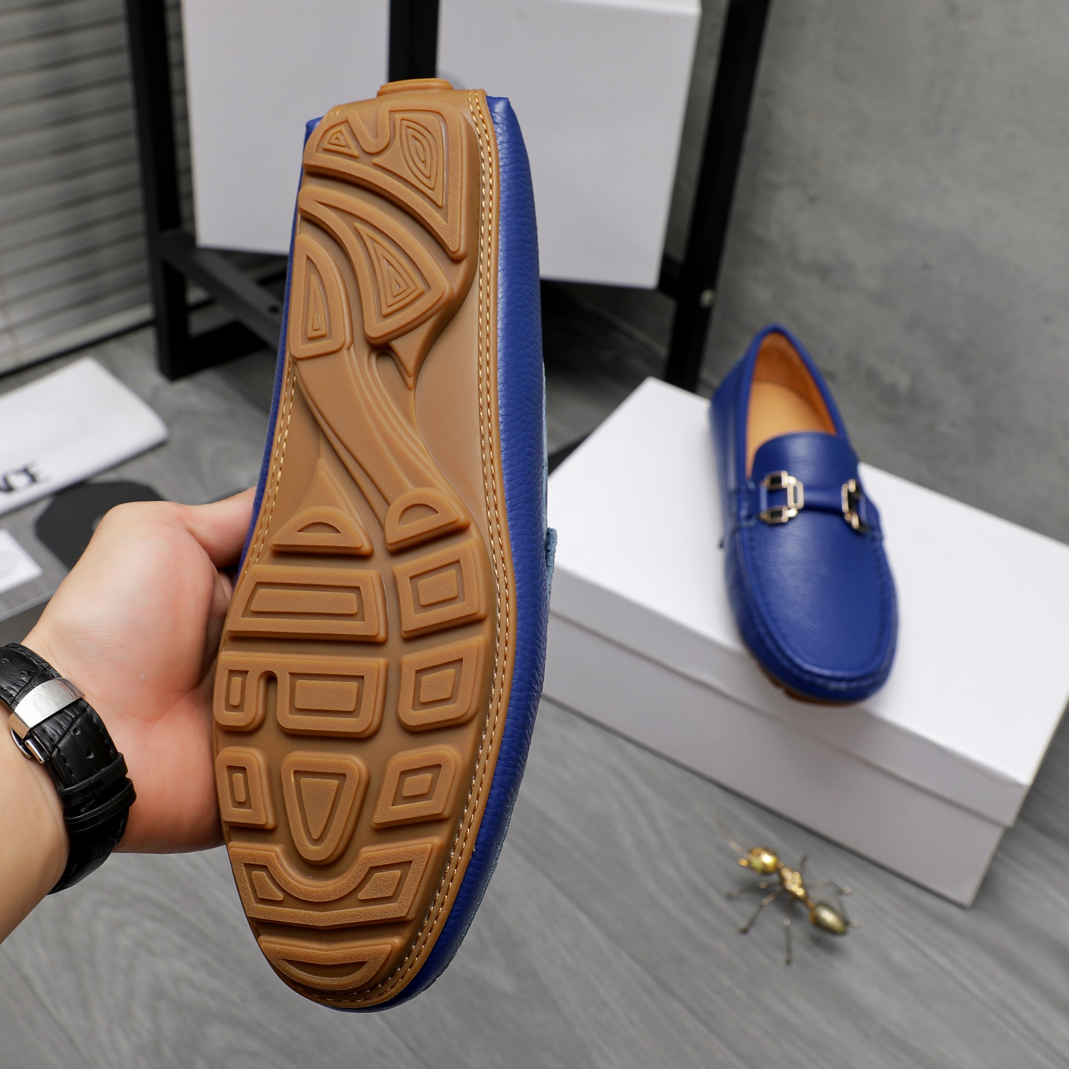 Versace Men's Leather Loafers Casual Slip-ons, Sizes 38-44 9 a1742453352868 6075