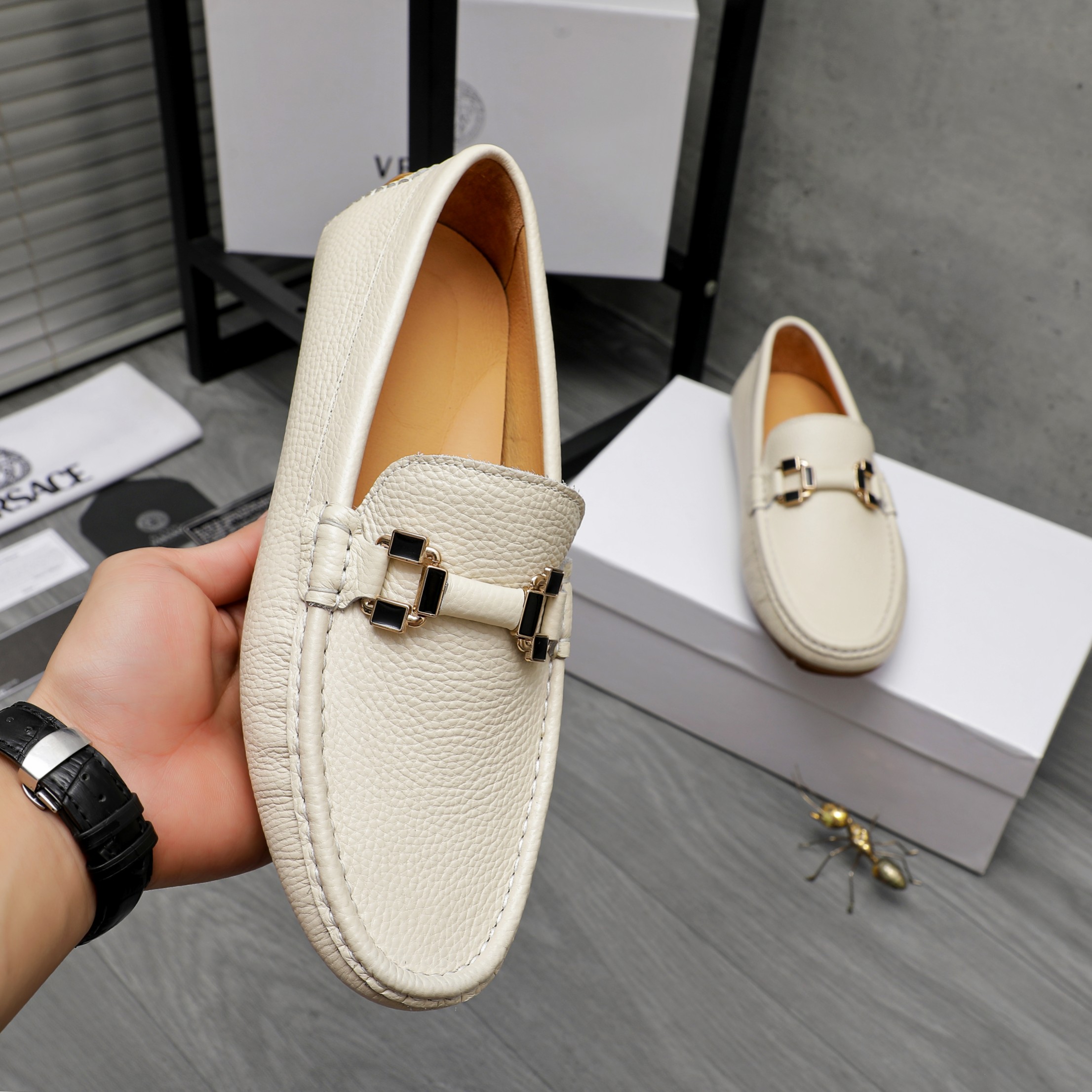 Versace Men's Leather Loafers - Classic Style & Comfort (Sizes 38-44) 6 a1742453584540 8544