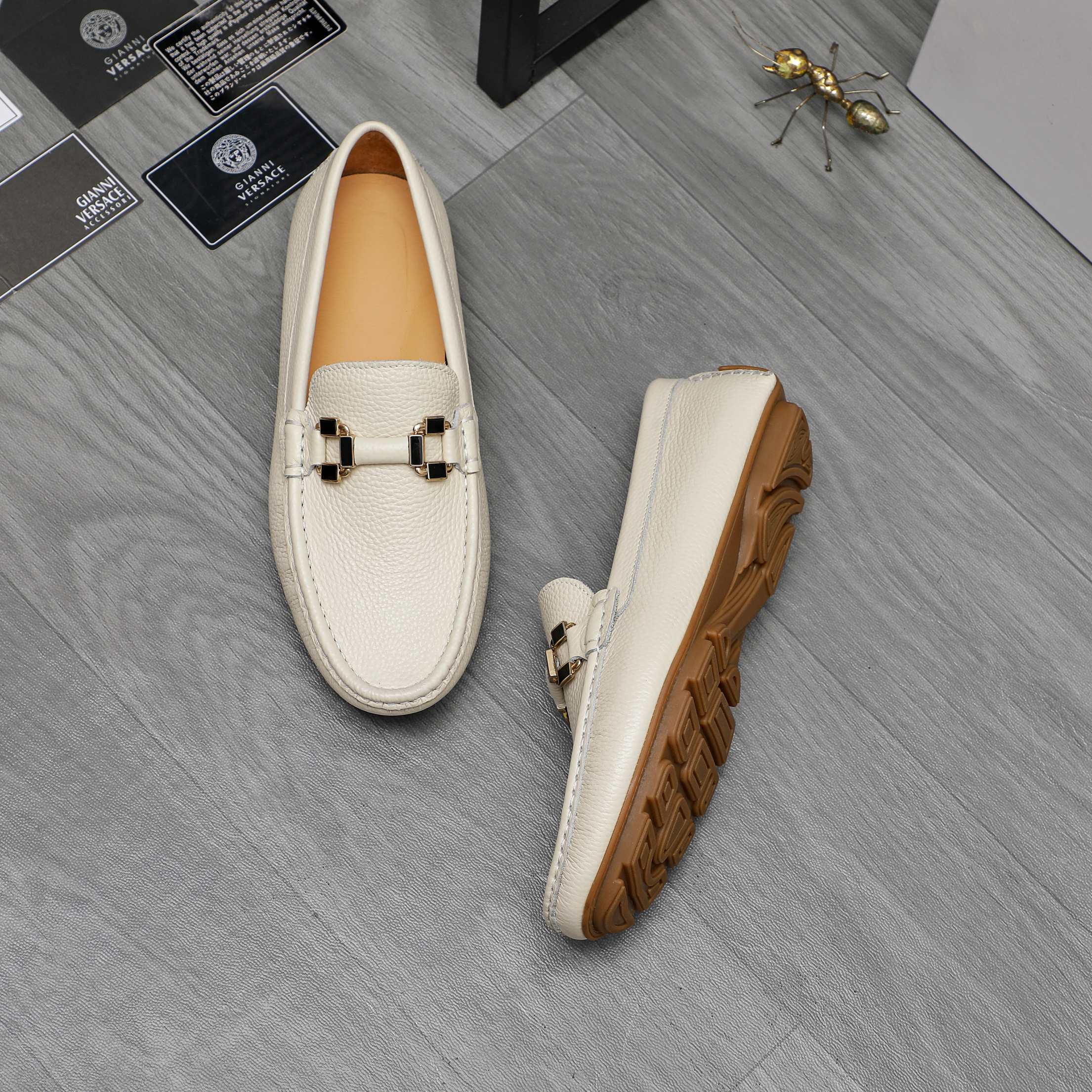 Versace Men's Leather Loafers - Classic Style & Comfort (Sizes 38-44) 5 a1742453585310 4301