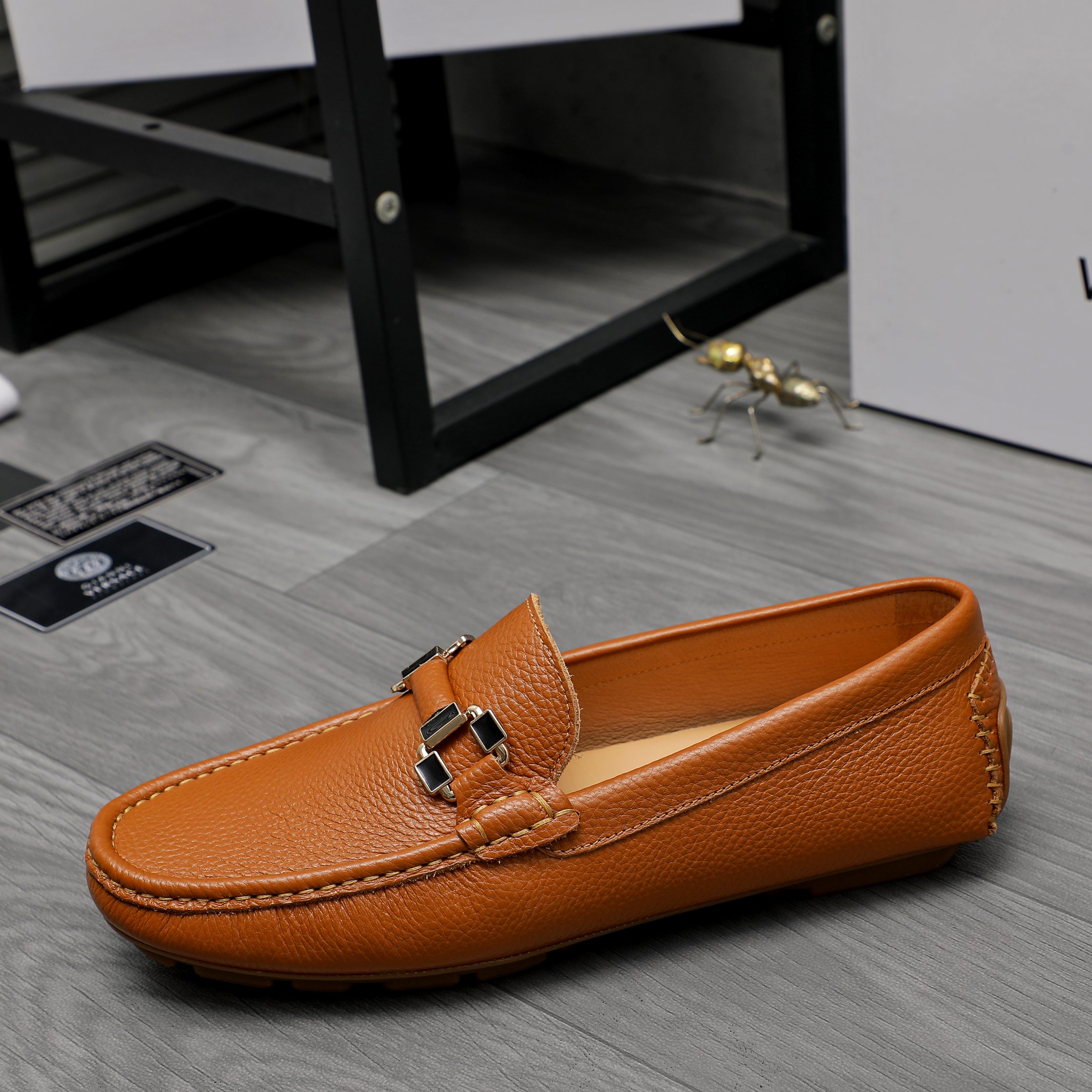 Versace Men's Leather Loafers - Stylish Slip-Ons in Multiple Colors & Sizes 7 a1742453852566 5603