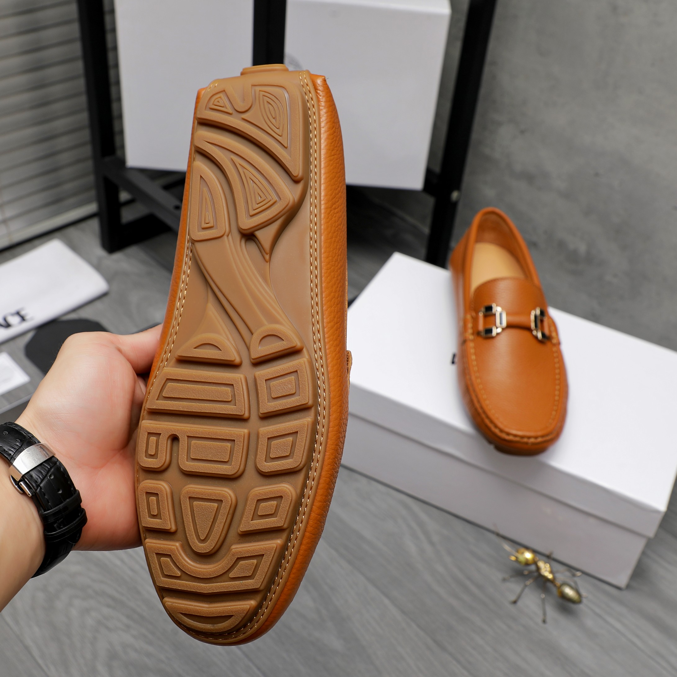 Versace Men's Leather Loafers - Stylish Slip-Ons in Multiple Colors & Sizes 9 a1742453854386 5530