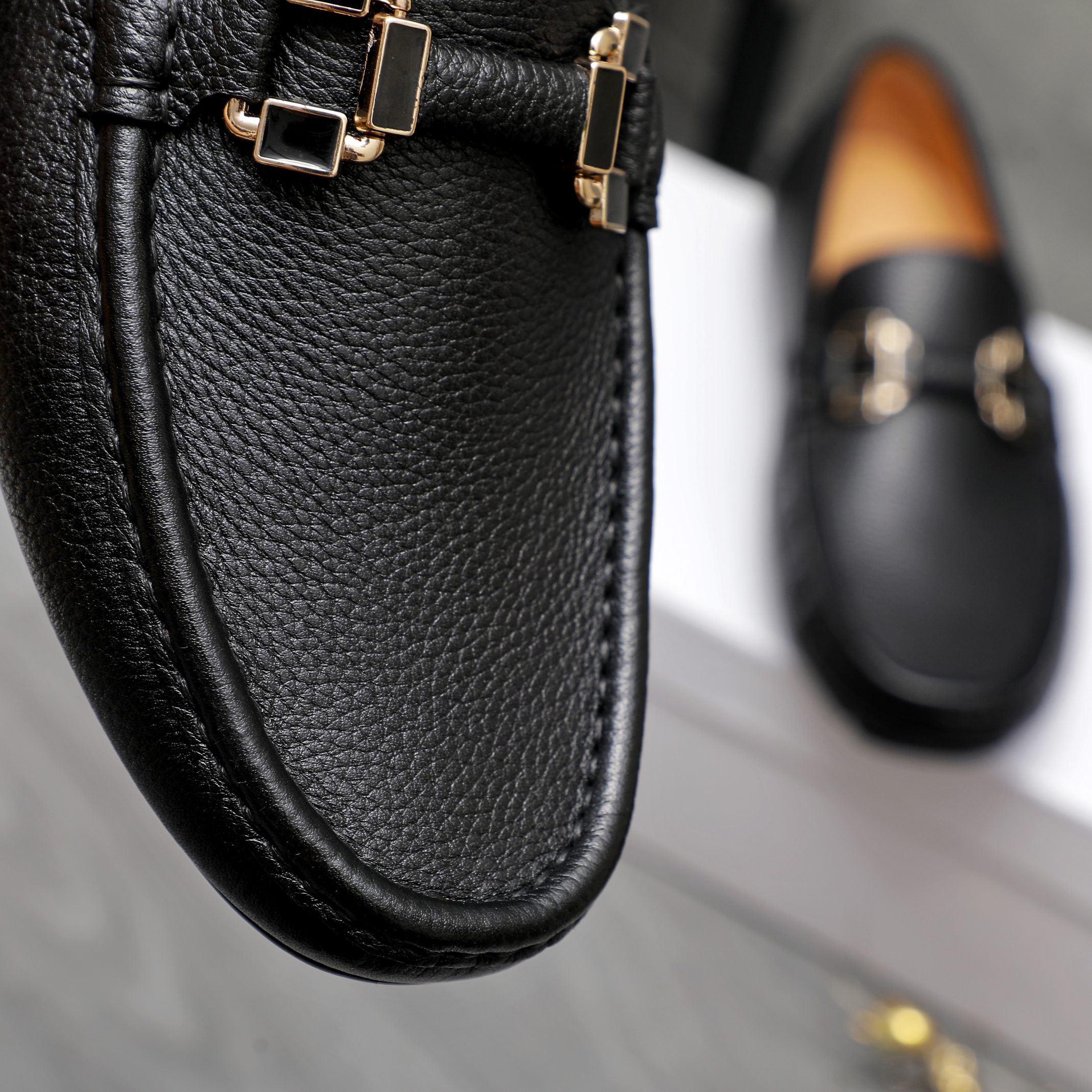 Versace Men's Leather Loafers Slip-on Casual Shoes, Sizes 38-44 10 a1742454781603 7551