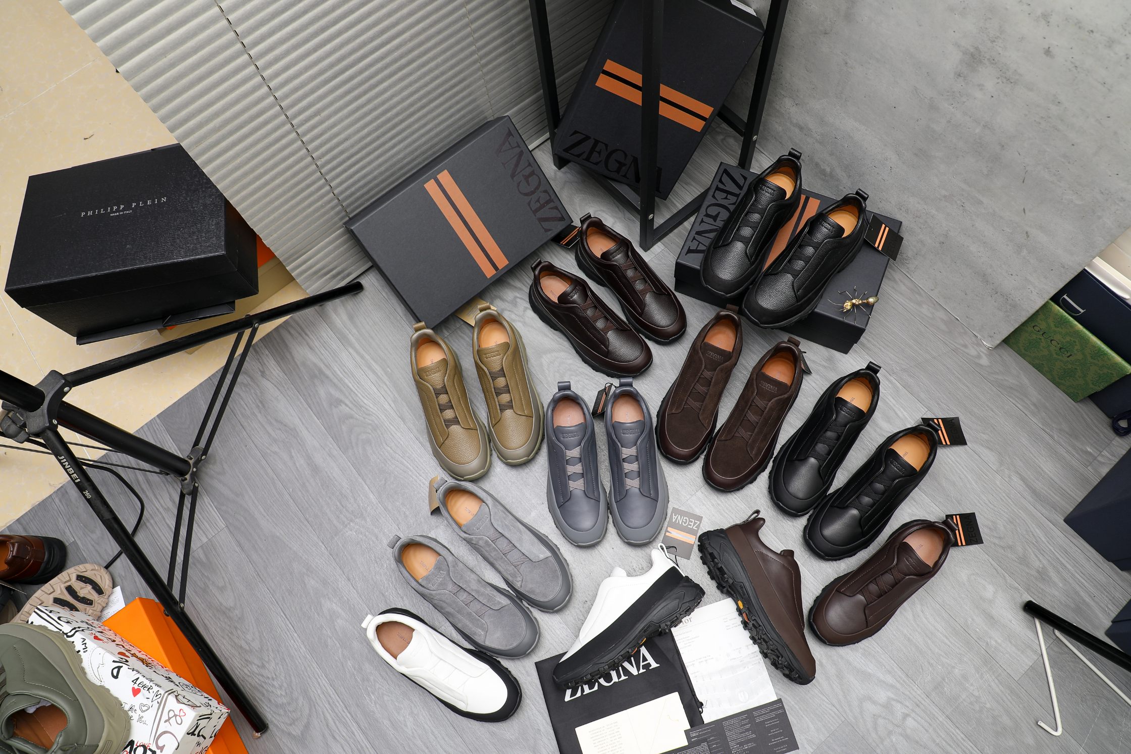 Ermenegildo Zegna Leather Slip-On Sneakers - Style & Comfort, Sizes 38-44 2 a1743472827954 5688