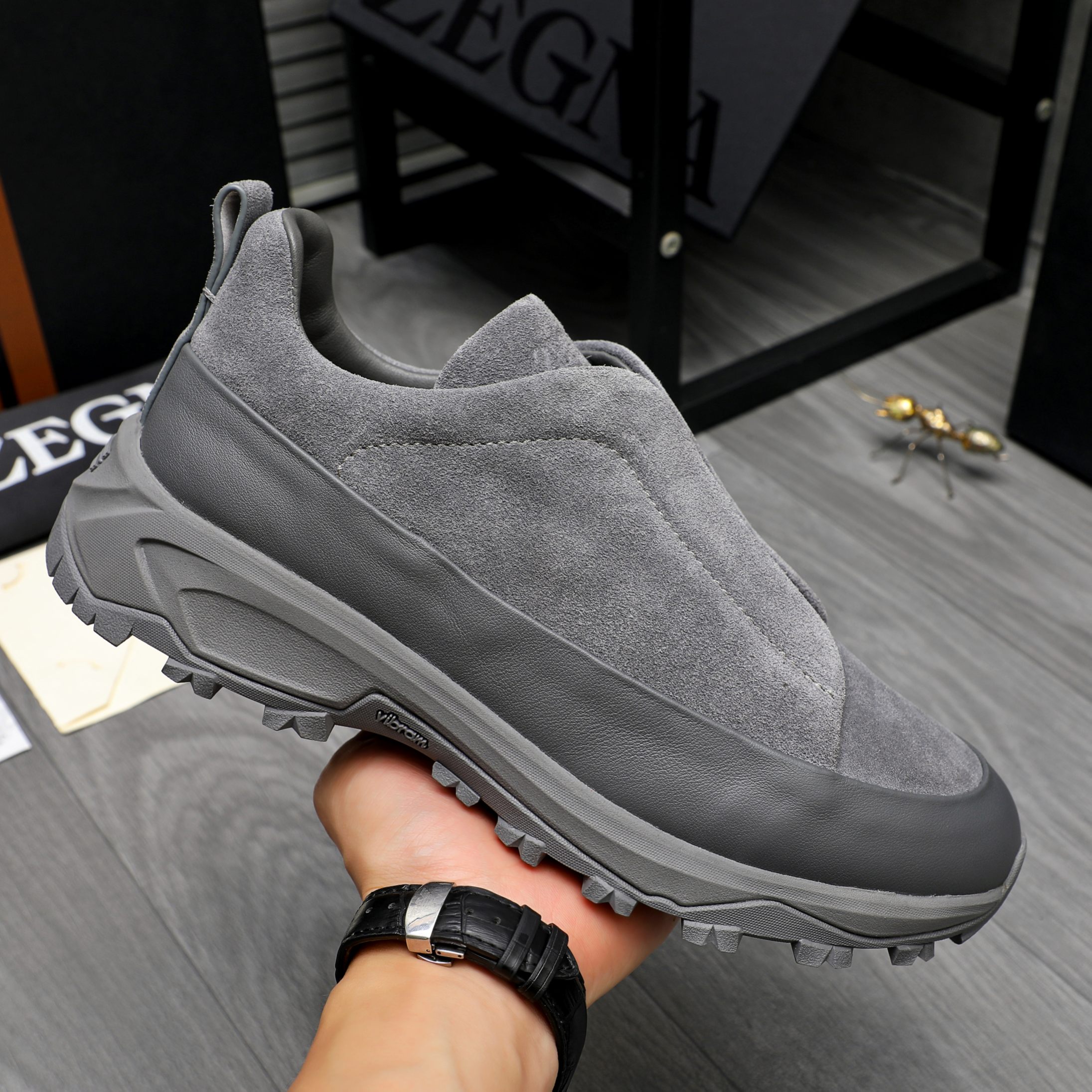 Ermenegildo Zegna Men's Leather Casual Shoes - Comfortable & Stylish 7 a1743473261646 7331