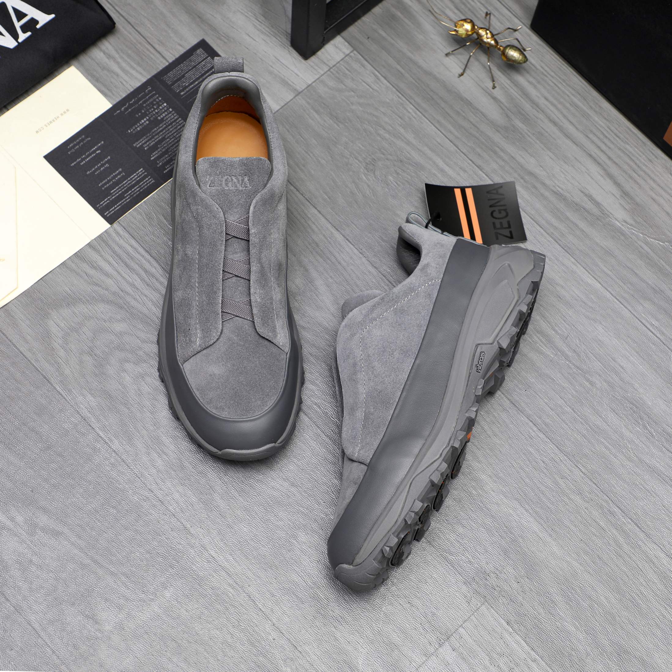 Ermenegildo Zegna Men's Leather Casual Shoes - Comfortable & Stylish 5 a1743473262318 8740