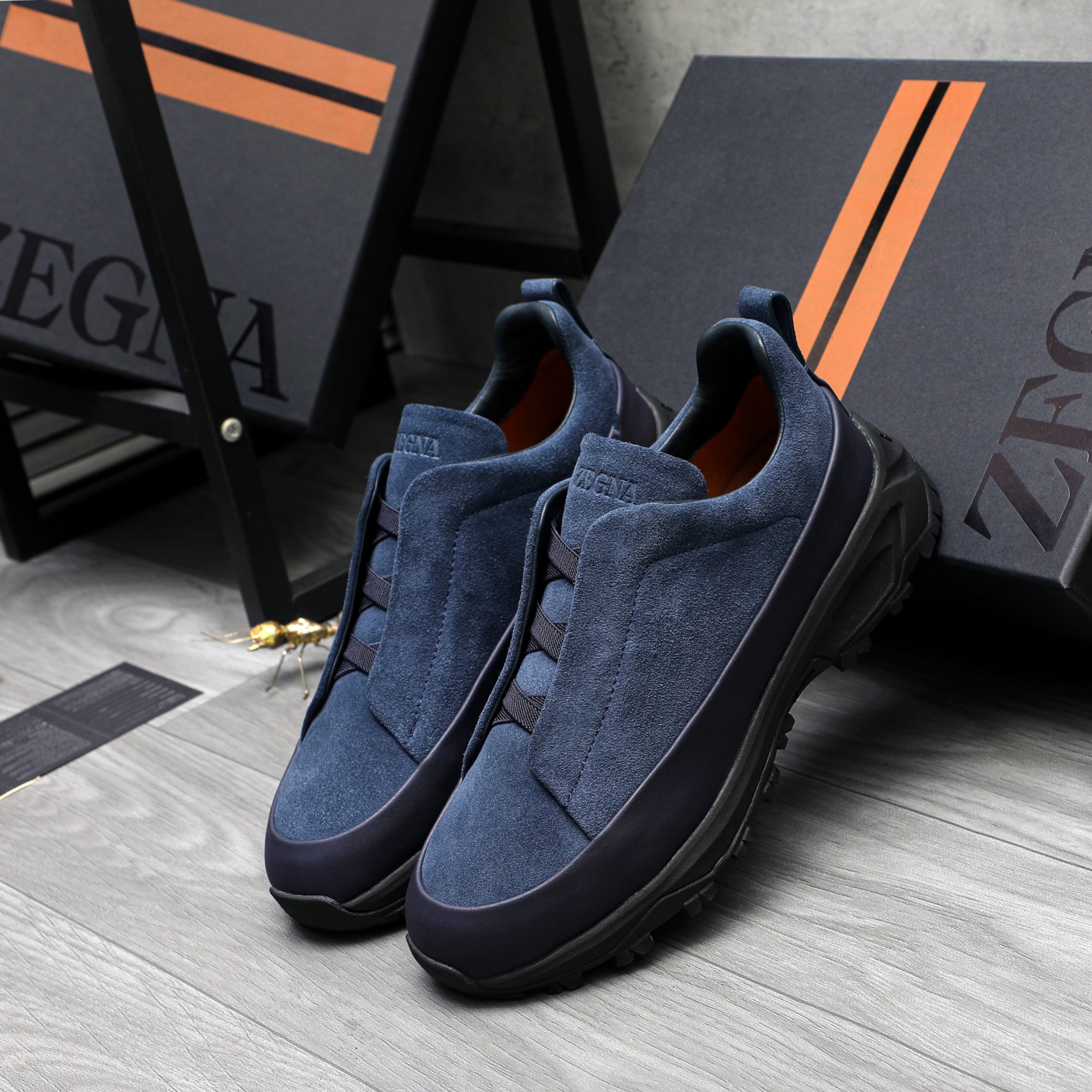 Ermenegildo Zegna Leather Slip-On Sneakers, Casual Shoes For Men 3 a1743473595562 6215