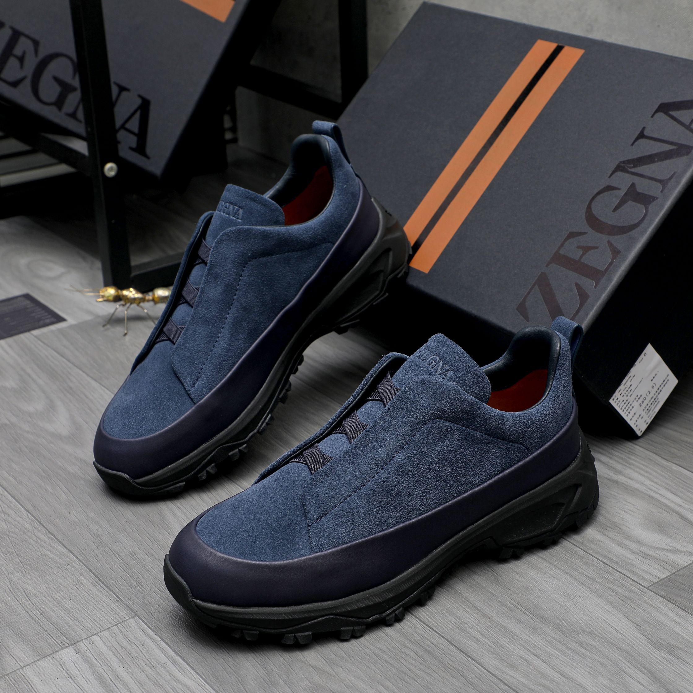 Ermenegildo Zegna Leather Slip-On Sneakers, Casual Shoes For Men 4 a1743473595793 3126