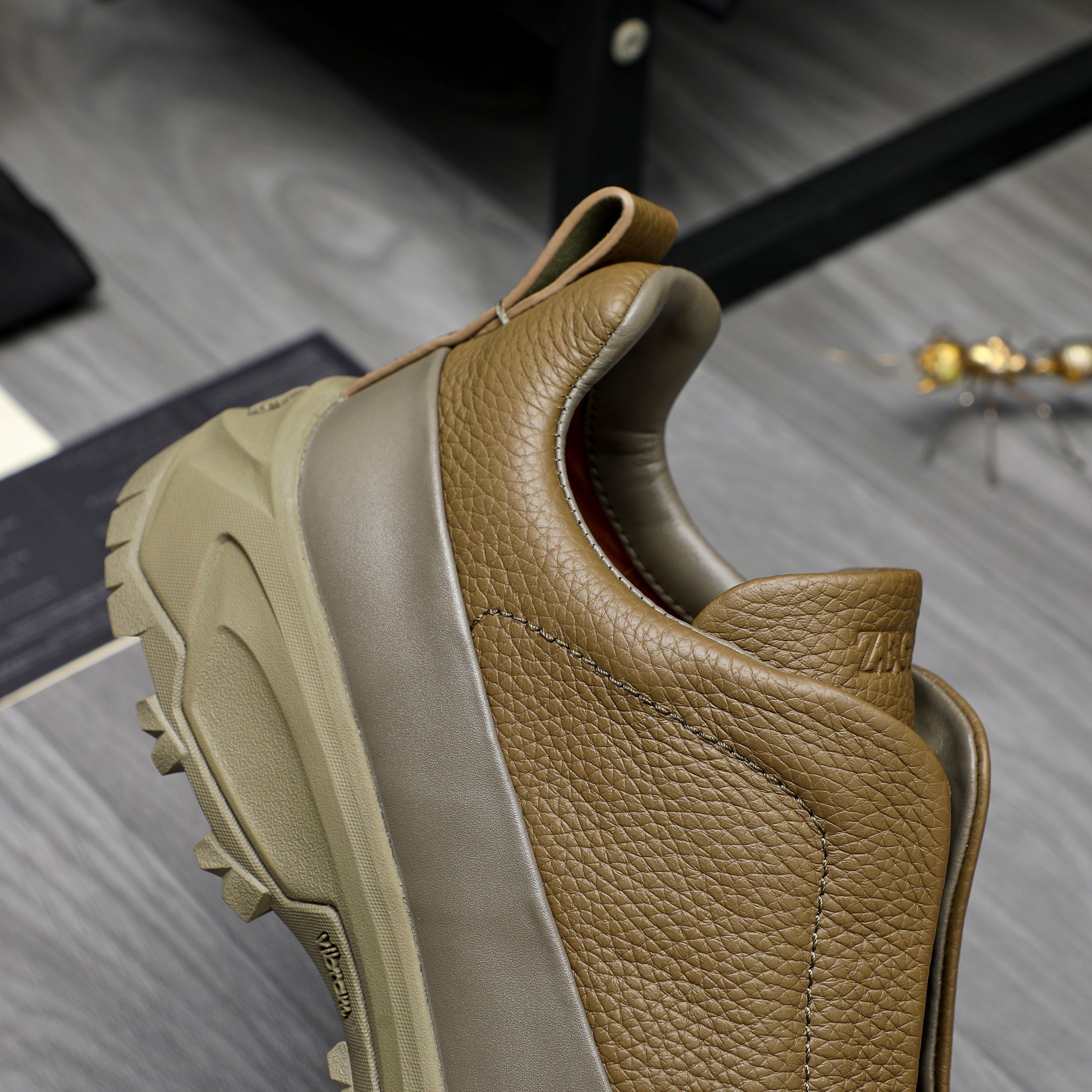 Ermenegildo Zegna Men's Leather Slip-On Sneakers,Various Colors, Sizes 38-44 10 a1743473839256 7740