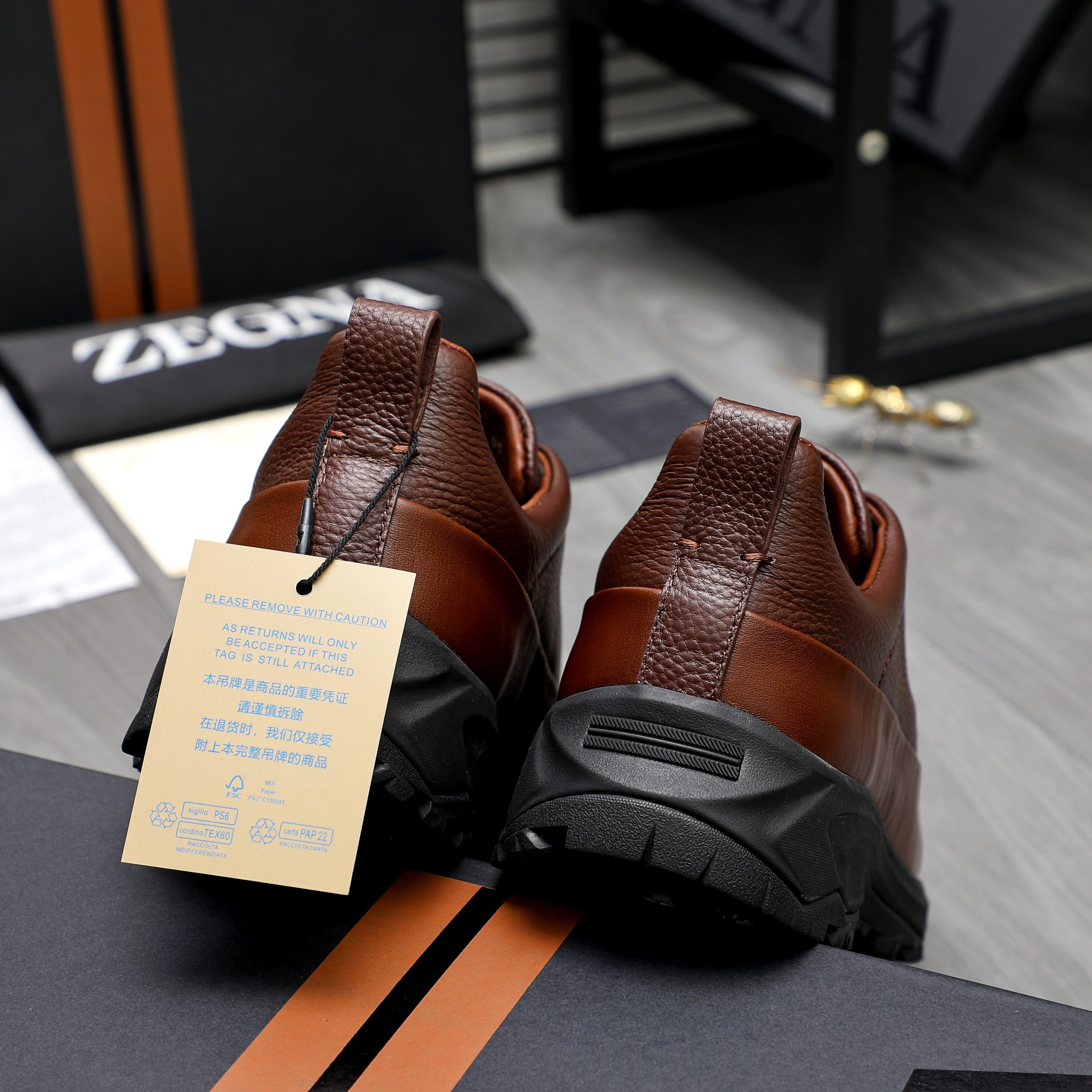 Ermenegildo Zegna Leather Slip-On Sneakers: Stylish Comfort in Multiple Colors 11 a1743487416556 1447
