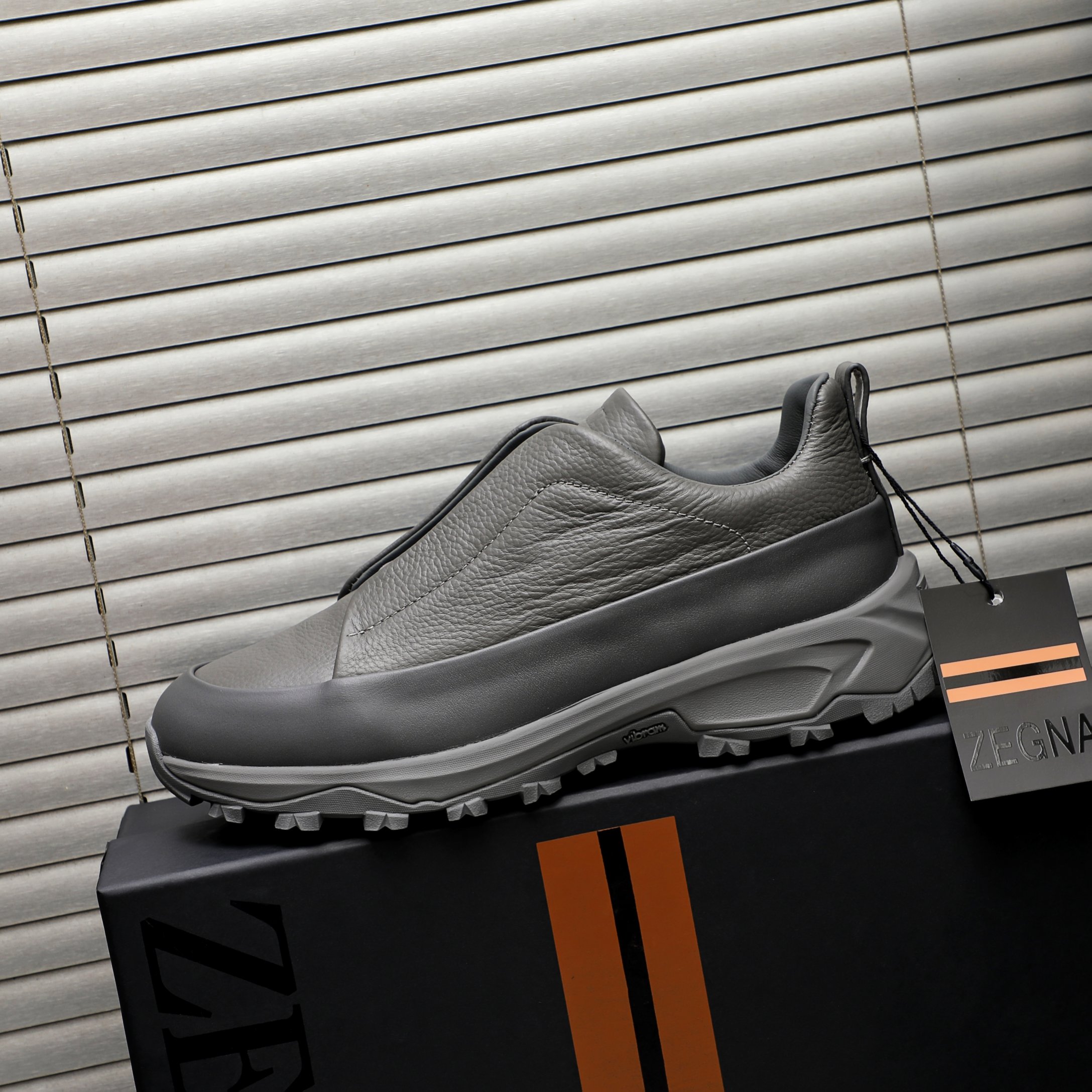 Ermenegildo Zegna Leather Slip-On Sneakers - Elegant Comfort & Style (Sizes 38-44) 6 a1743487924589 3842
