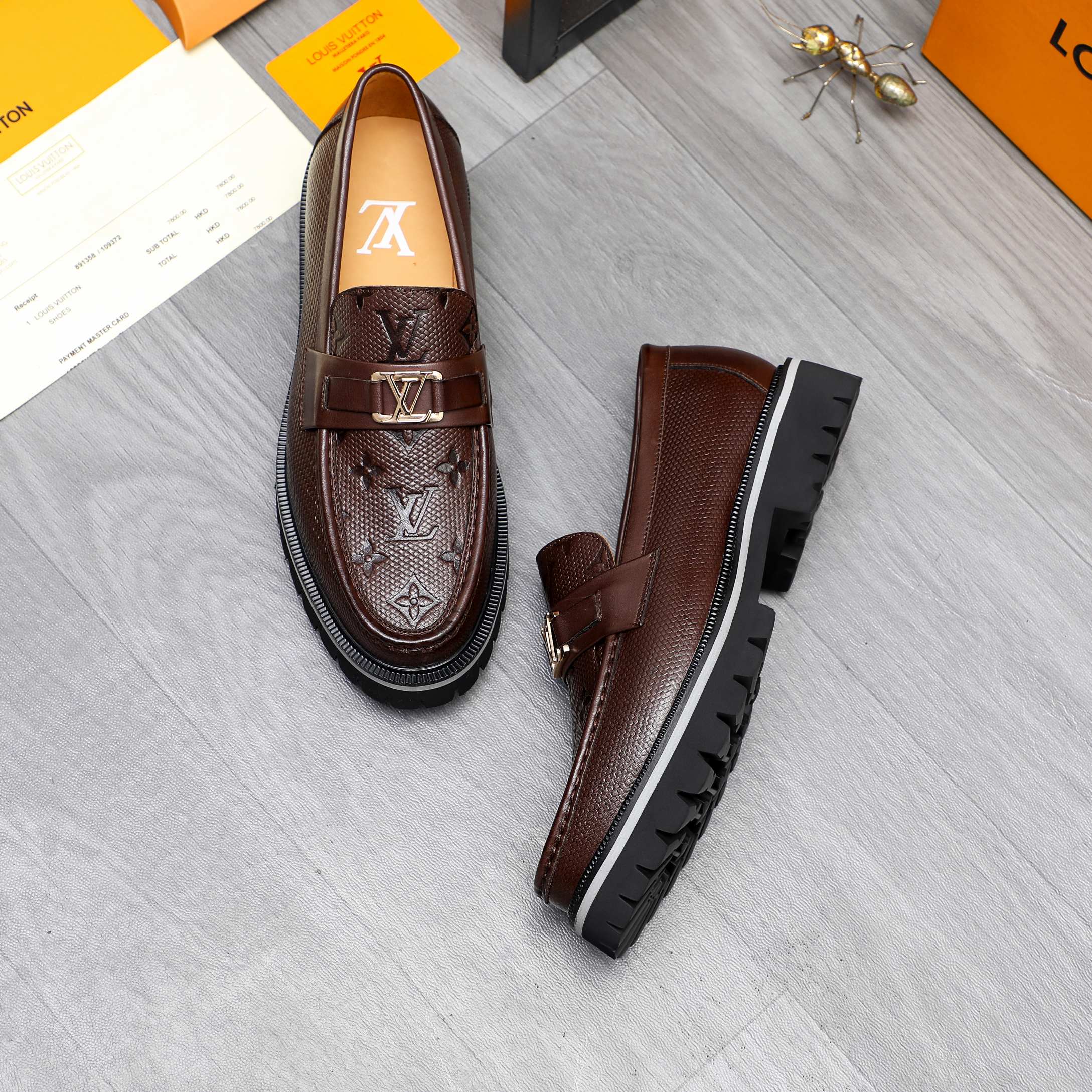 Louis Vuitton Men's Leather Loafers: Refined Style & Comfort (Sizes 39-44) 5 a1744097732641 7641