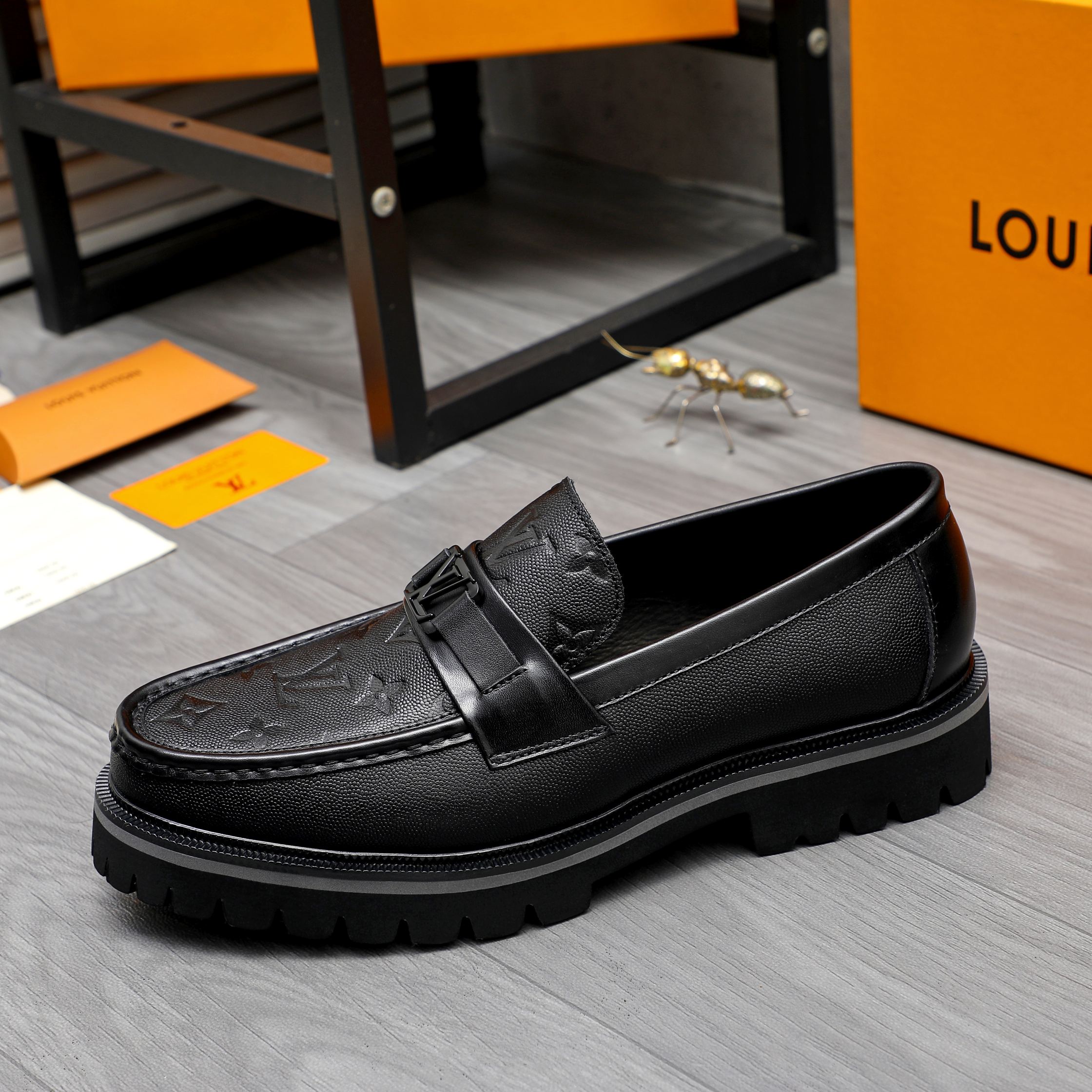 Louis Vuitton Men's Business Loafers Leather Slip-ons Size 39-44 7 a1744098425617 7272