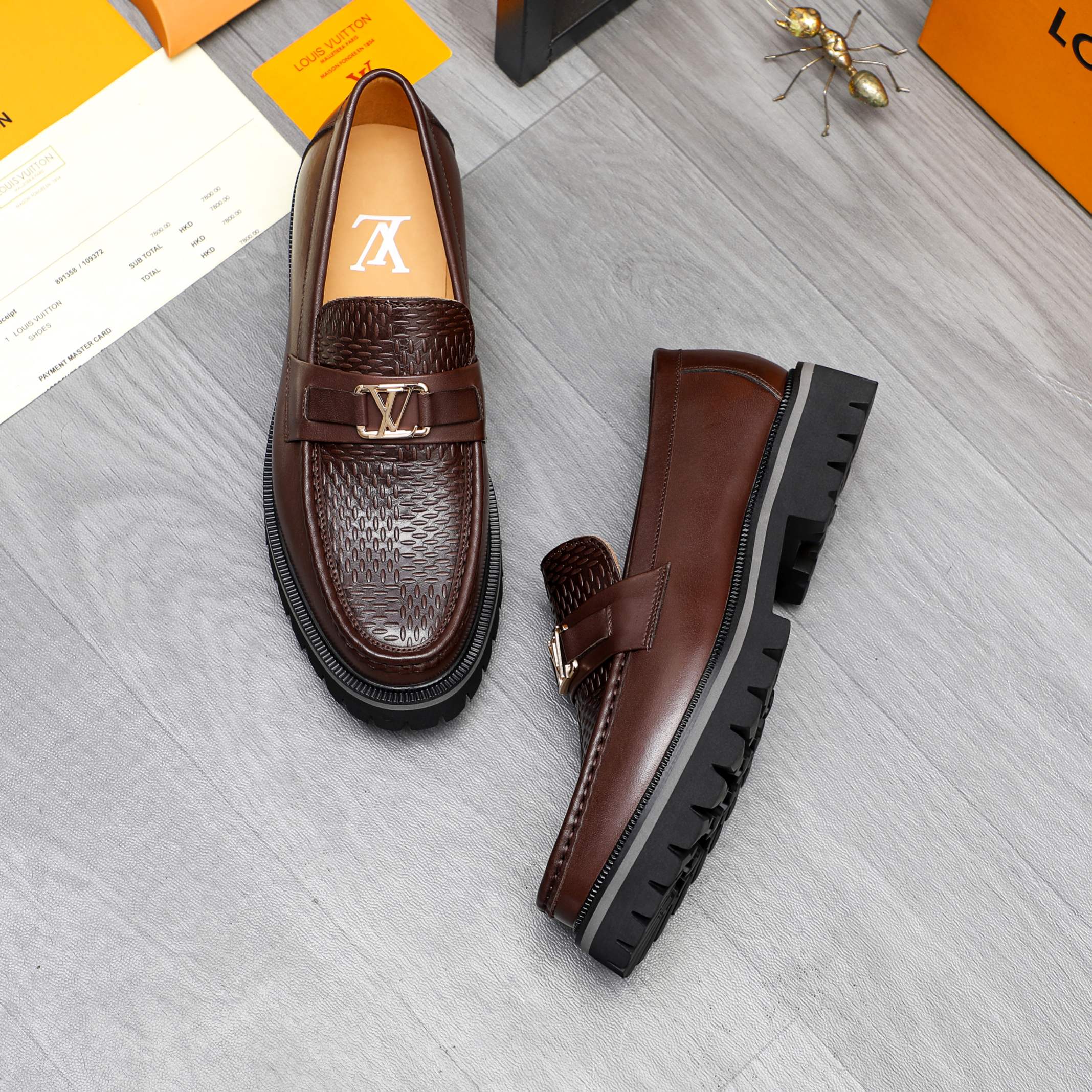 Louis Vuitton Men's Leather Loafers, Slip-On Style, Sizes 39-44 5 a1744100179427 1731