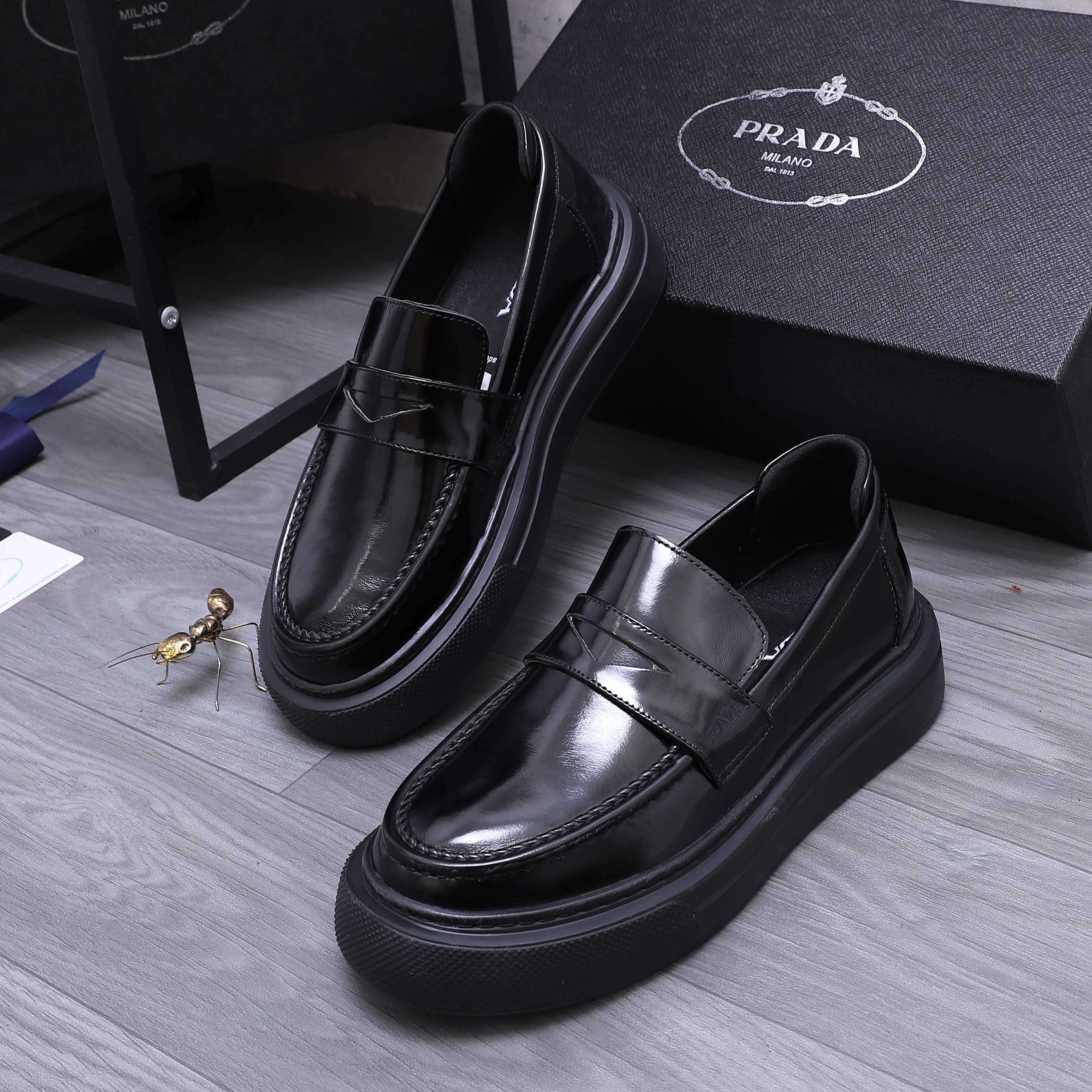 Prada Leather Loafers: Business Style Slip-Ons, Sizes 38-44 4 a1744290843792 6220