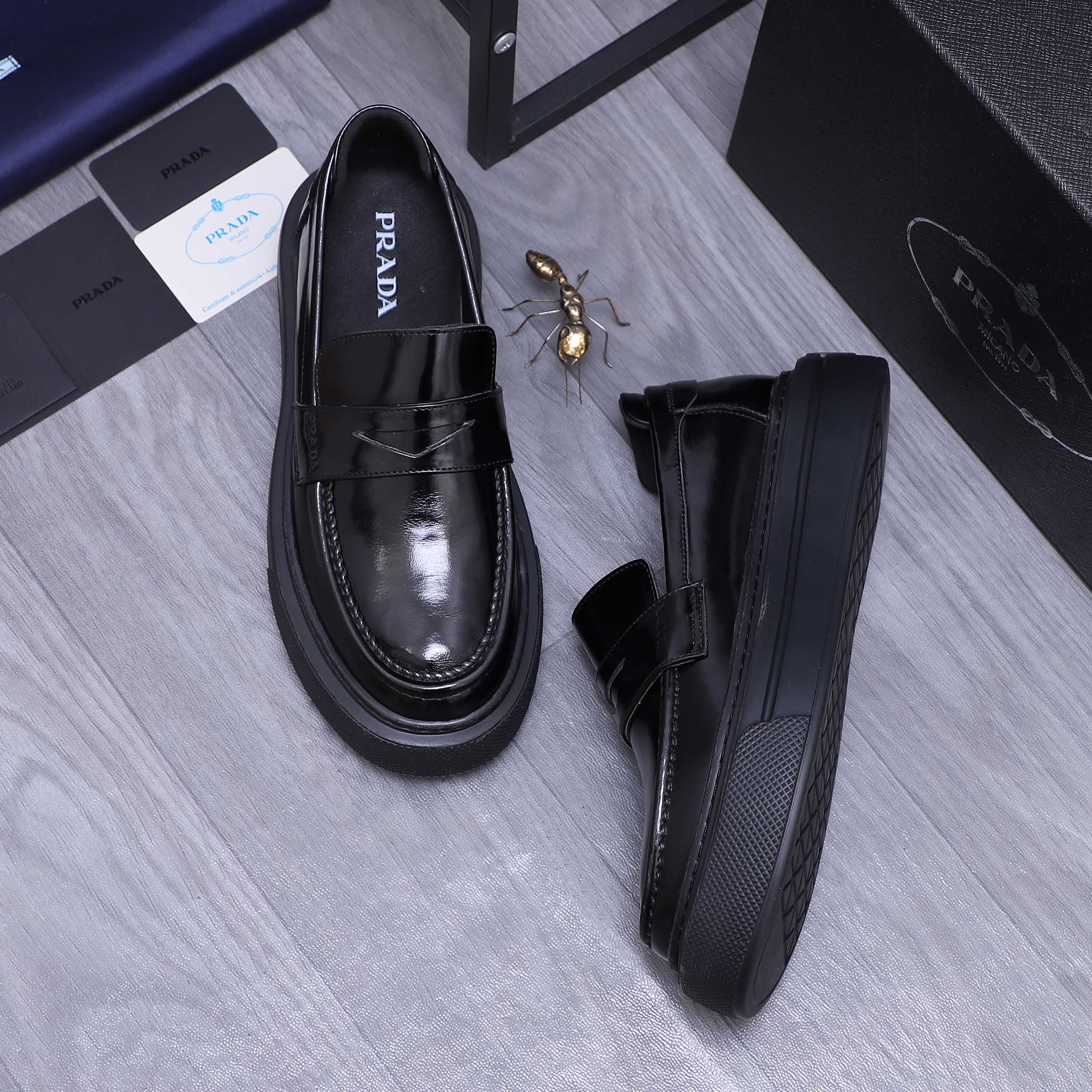 Prada Leather Loafers: Business Style Slip-Ons, Sizes 38-44 5 a1744290843853 7650