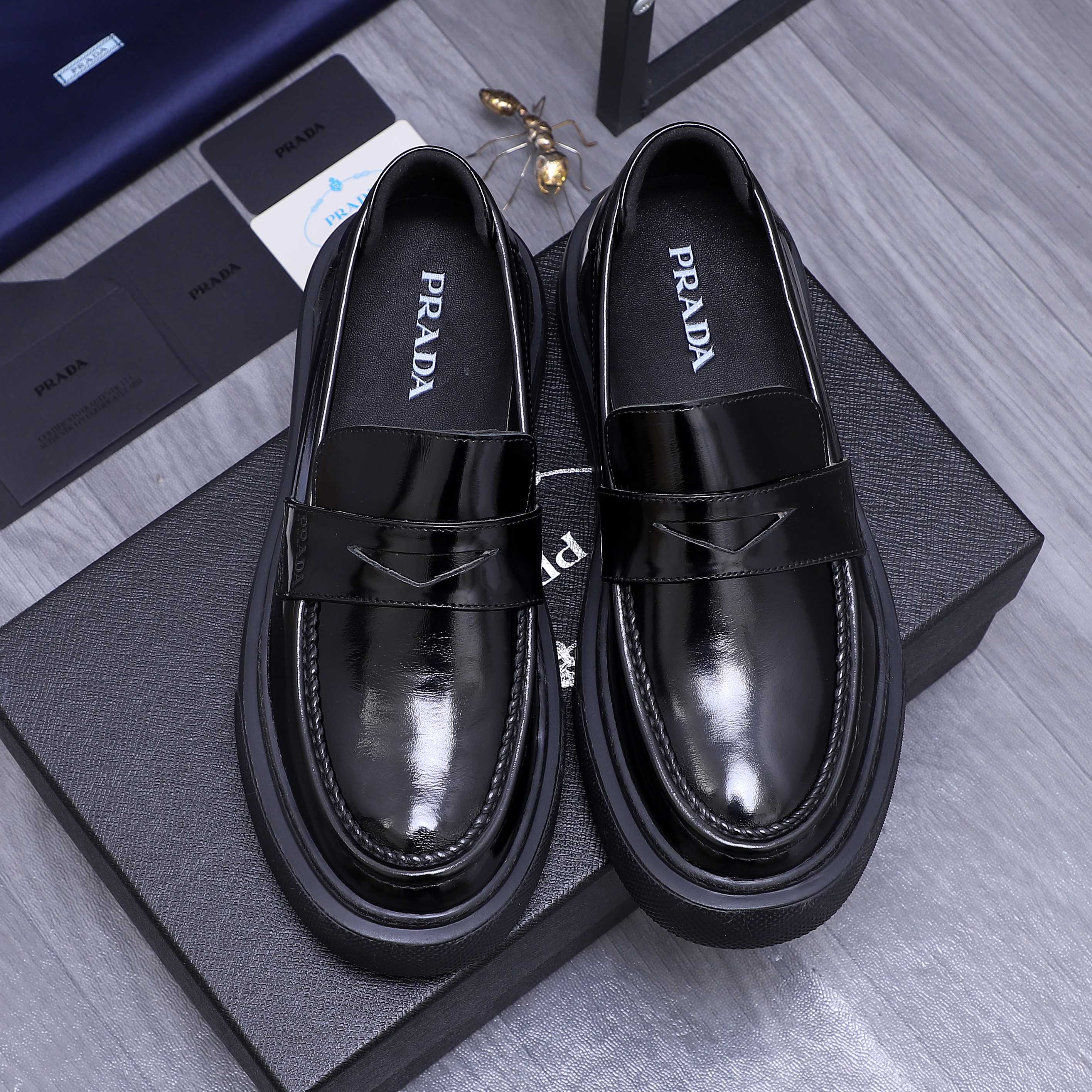 Prada Leather Loafers: Business Style Slip-Ons, Sizes 38-44 3 a1744290843876 4813