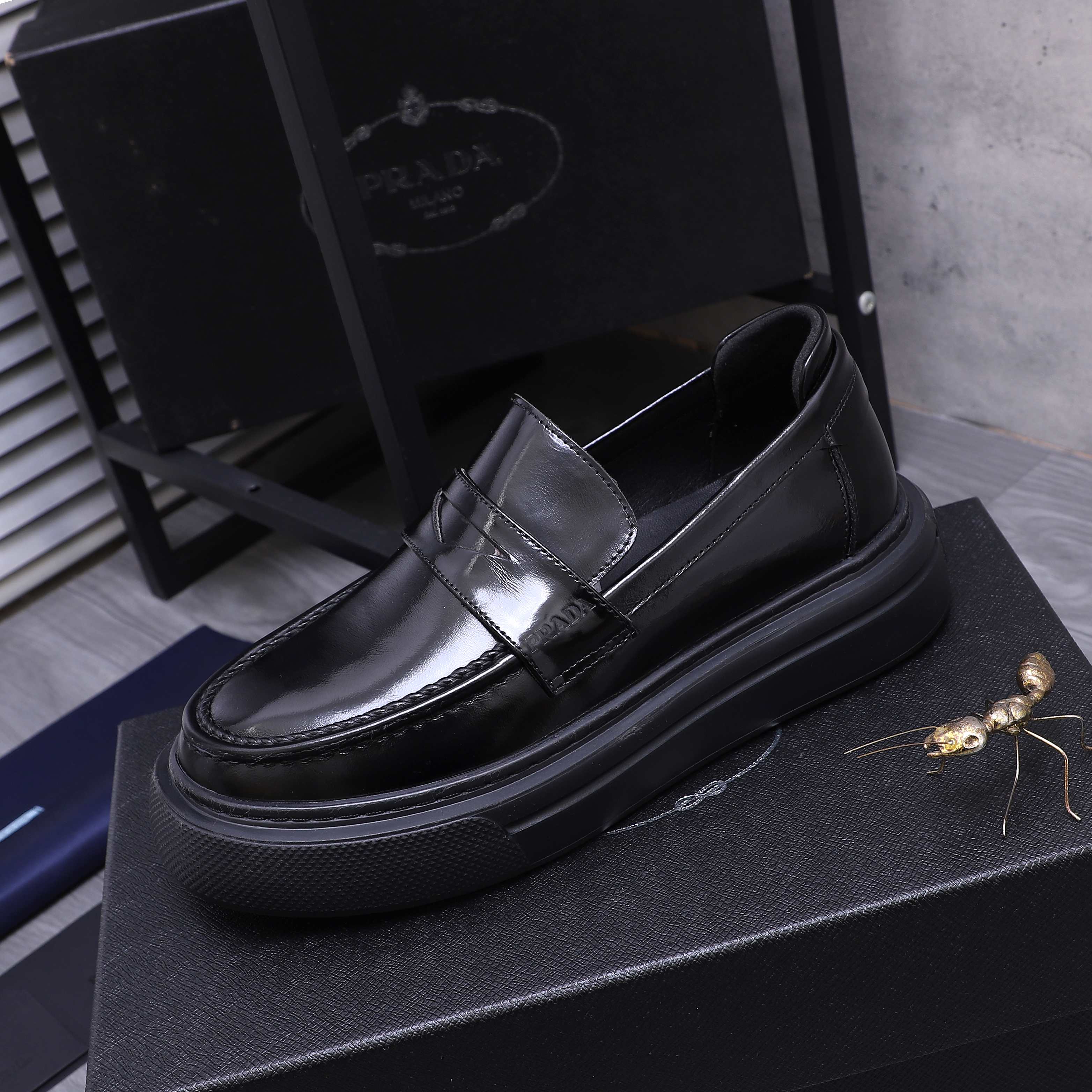 Prada Leather Loafers: Business Style Slip-Ons, Sizes 38-44 8 a1744290847082 7413