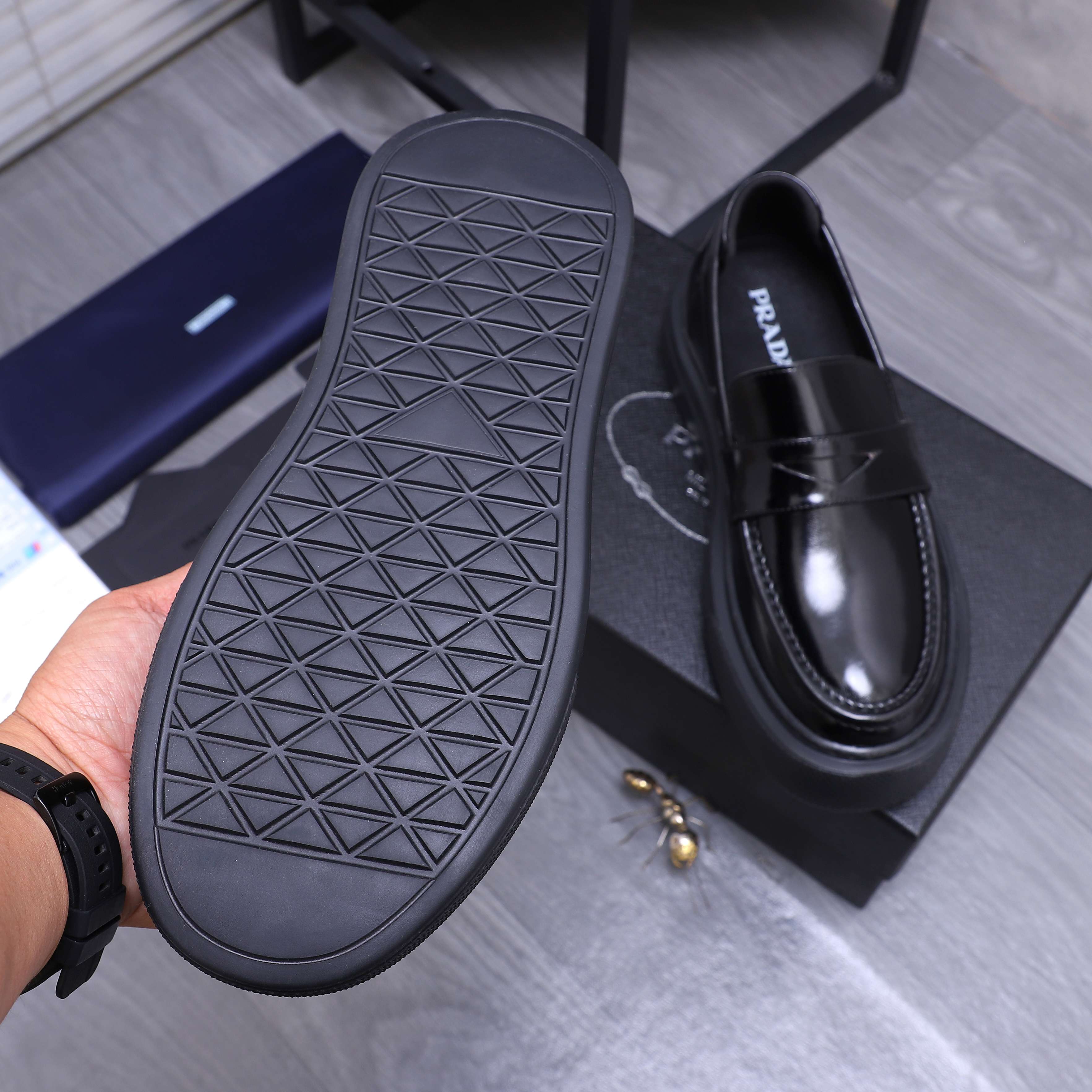 Prada Leather Loafers: Business Style Slip-Ons, Sizes 38-44 9 a1744290847191 4736