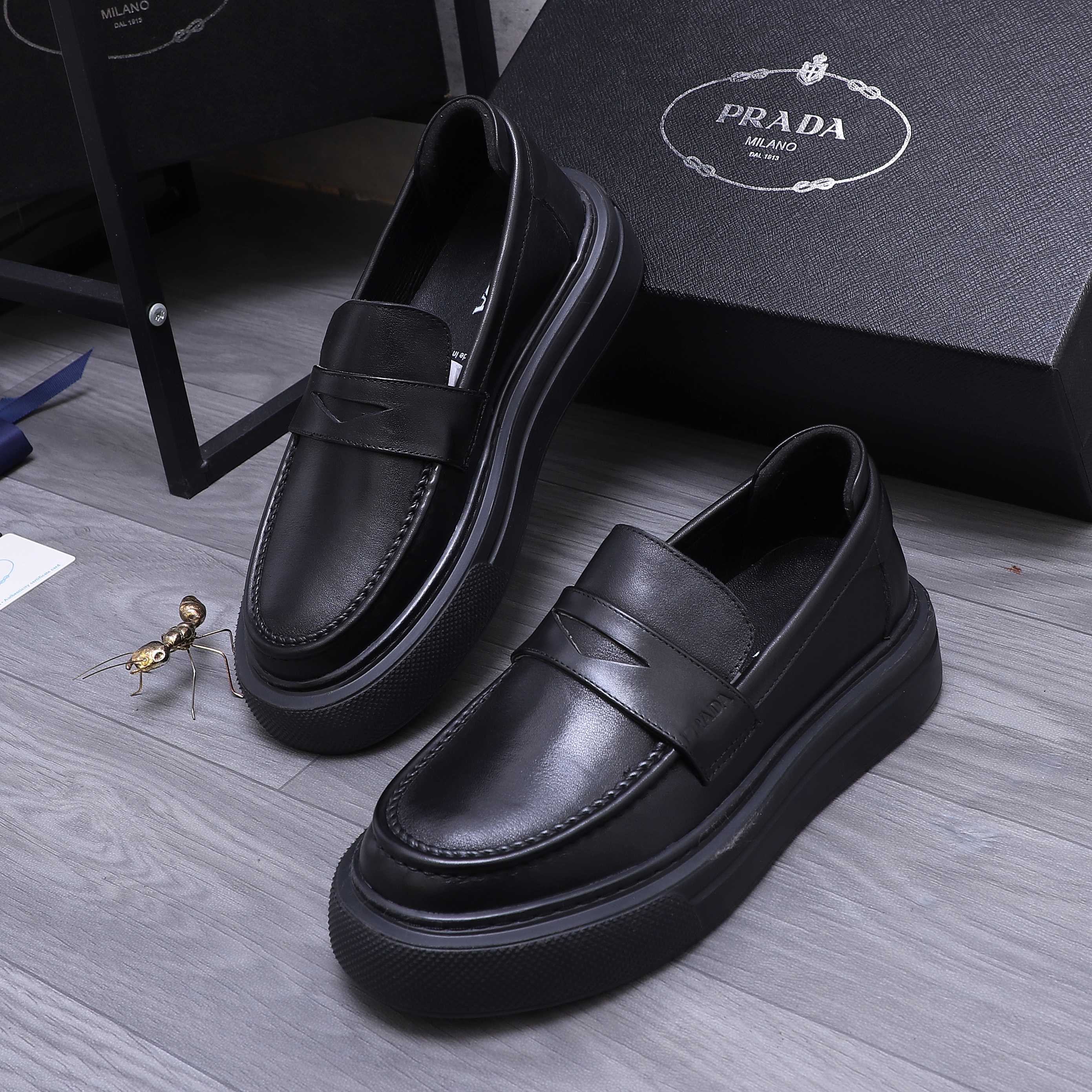 Prada Men's Leather Loafers: Business Style Slip-Ons, Sizes 38-44 4 a1744294413013 0231