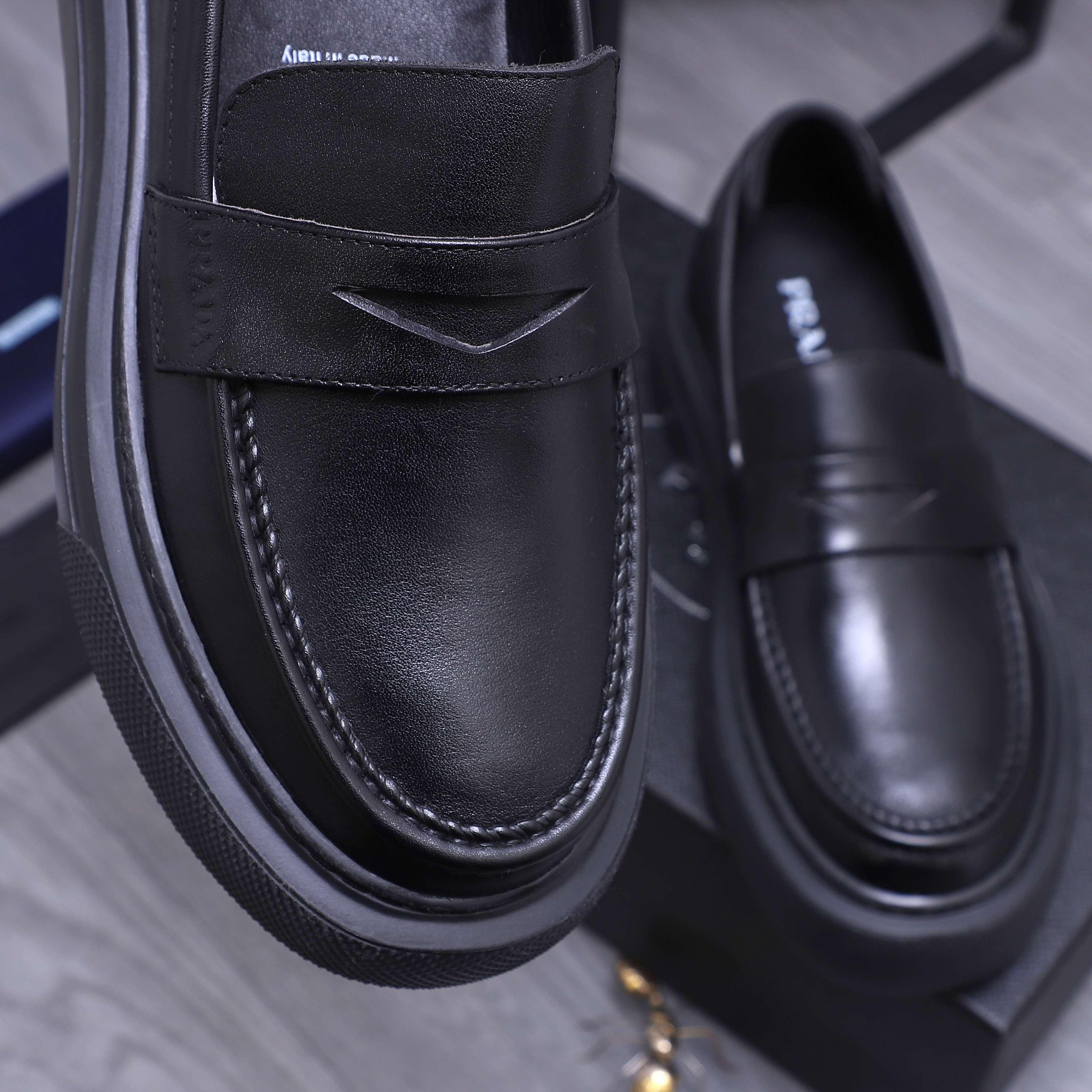 Prada Men's Leather Loafers: Business Style Slip-Ons, Sizes 38-44 10 a1744294416395 2478