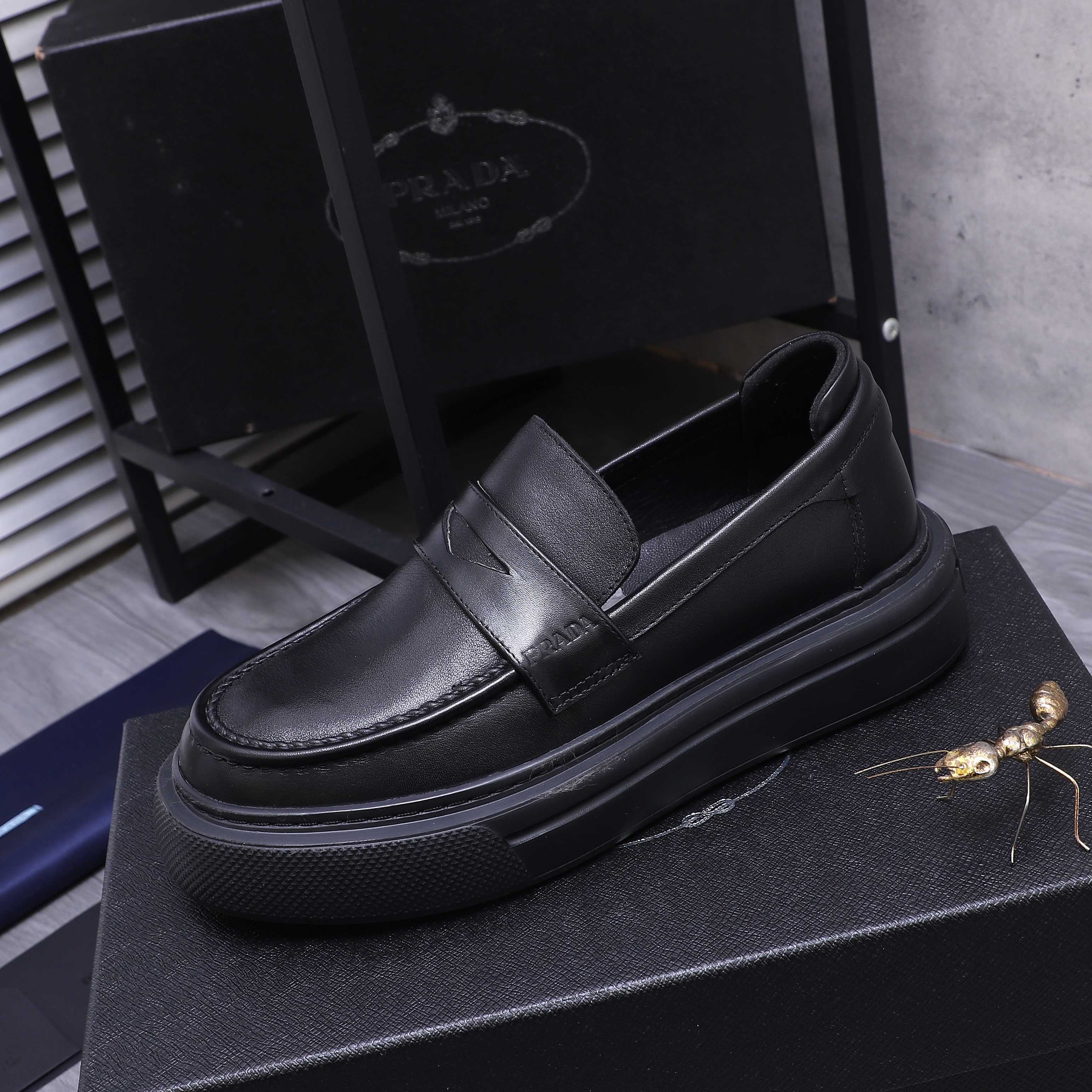 Prada Men's Leather Loafers: Business Style Slip-Ons, Sizes 38-44 7 a1744294416408 7506