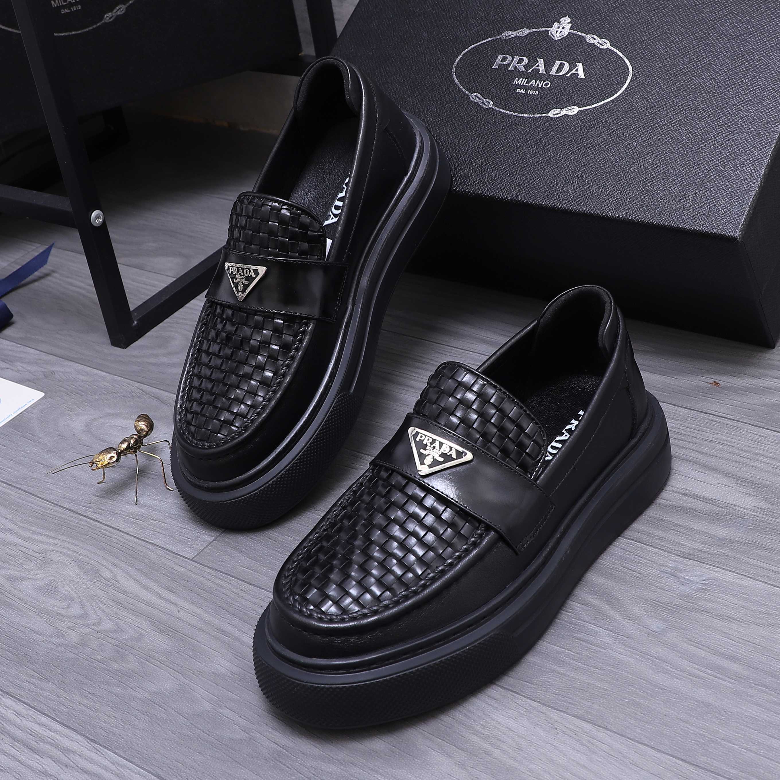 Prada Business Leather Loafers, Sizes 38-44, Premium Leather Footwear 4 a1744294501382 2500