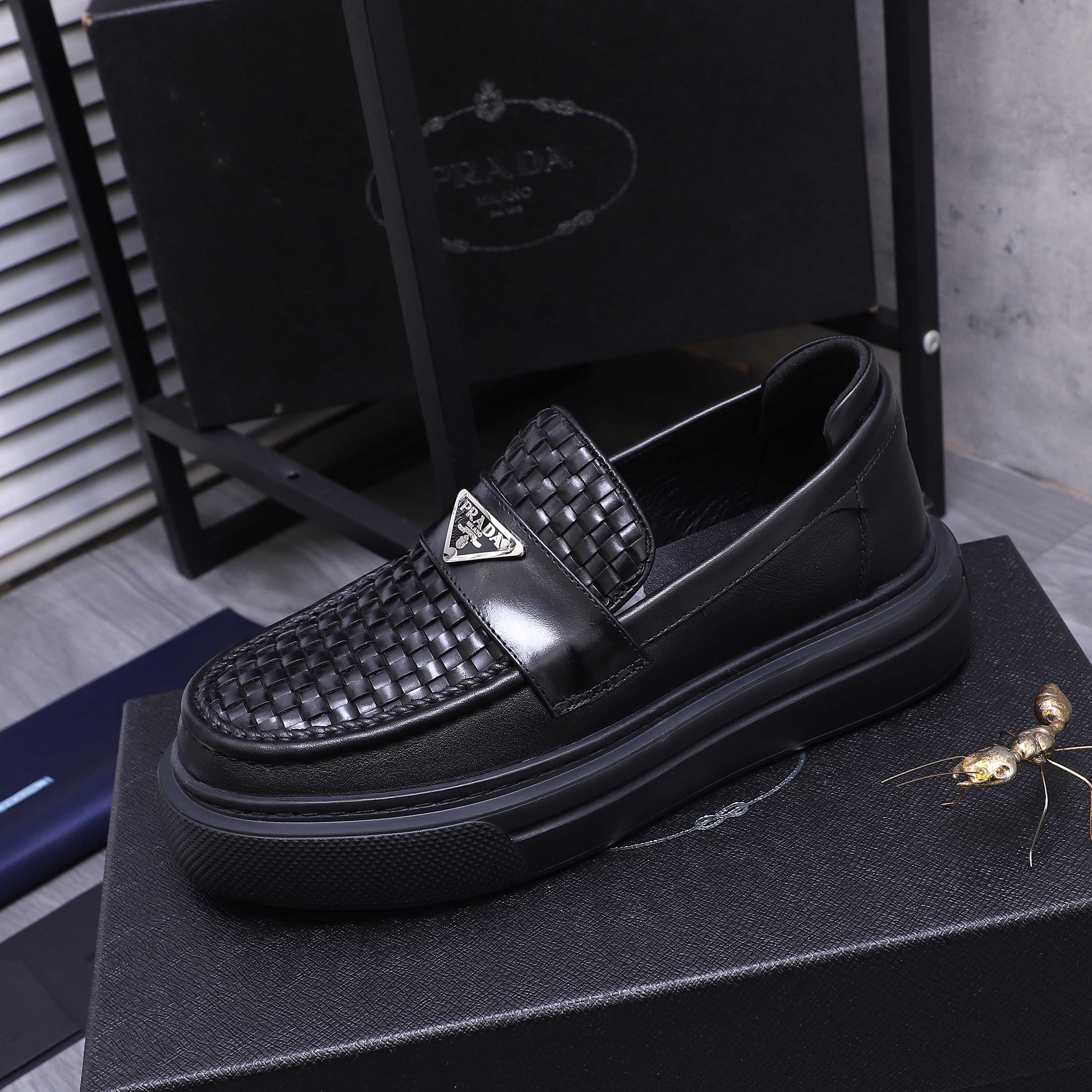Prada Business Leather Loafers, Sizes 38-44, Premium Leather Footwear 7 a1744294504328 7455