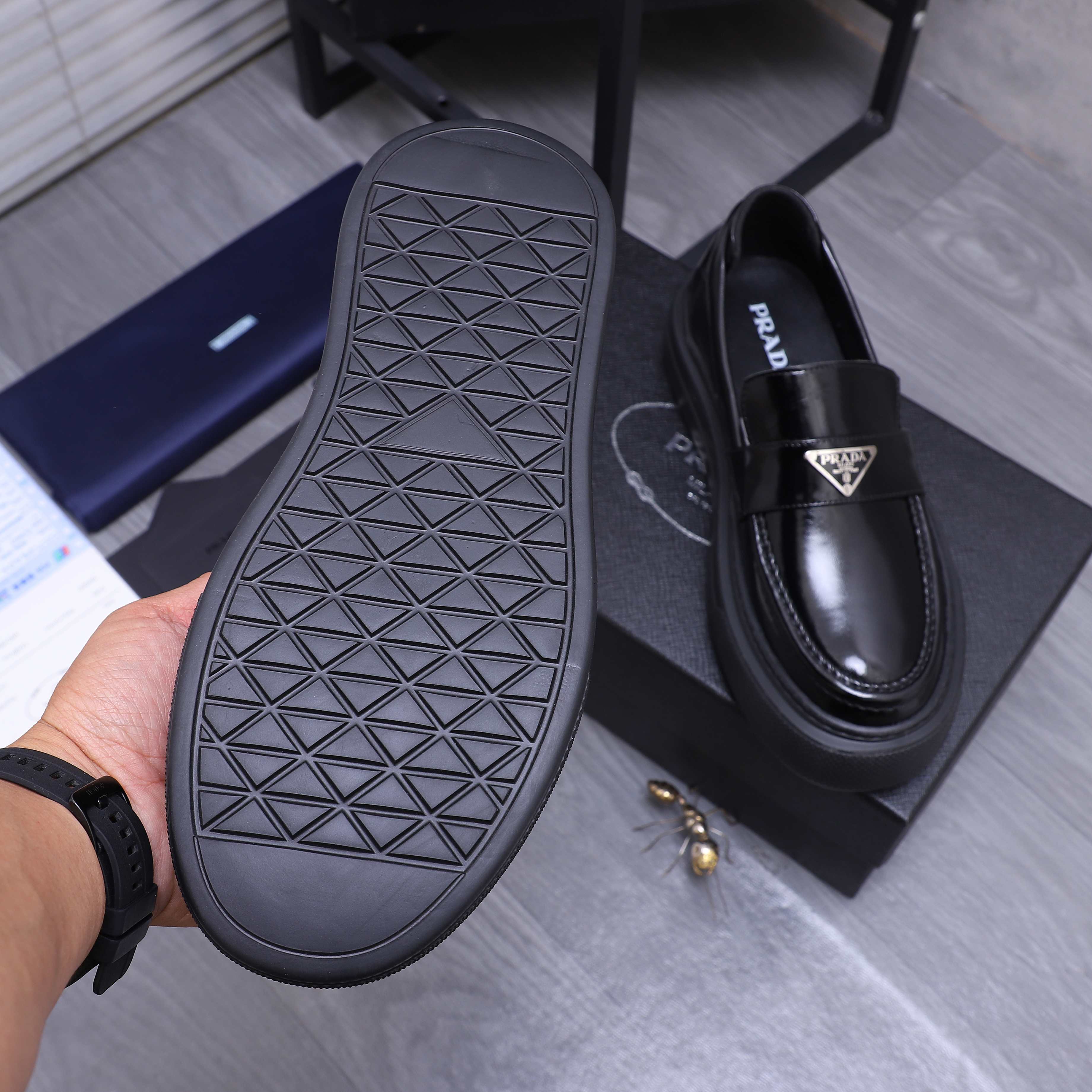 Prada Business Leather Loafers, European Size 38-44, Premium Leather 9 a1744294610667 5005