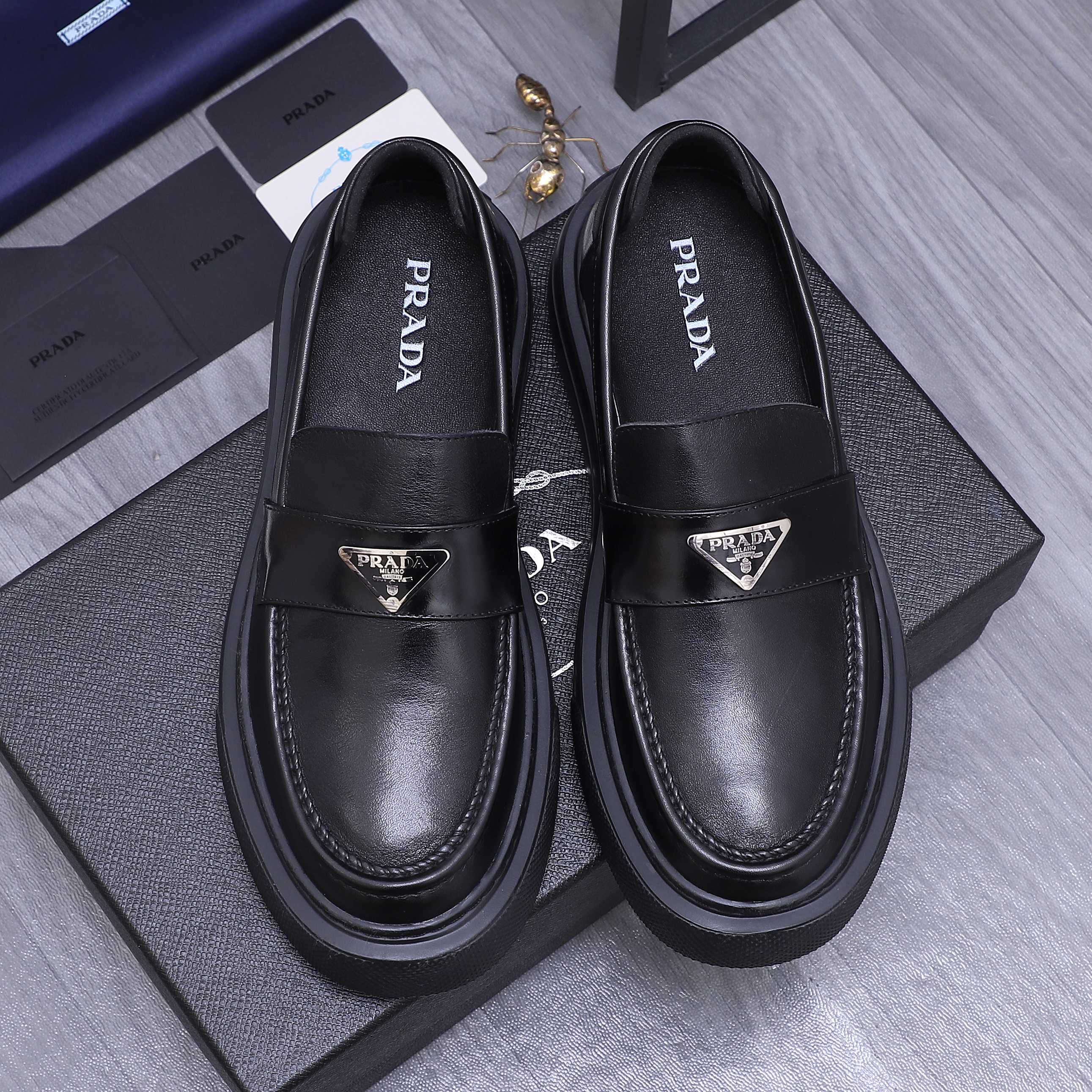 Prada Business Casual Leather Loafers, Sizes 38-44, Premium Quality 3 a1744294939259 5014