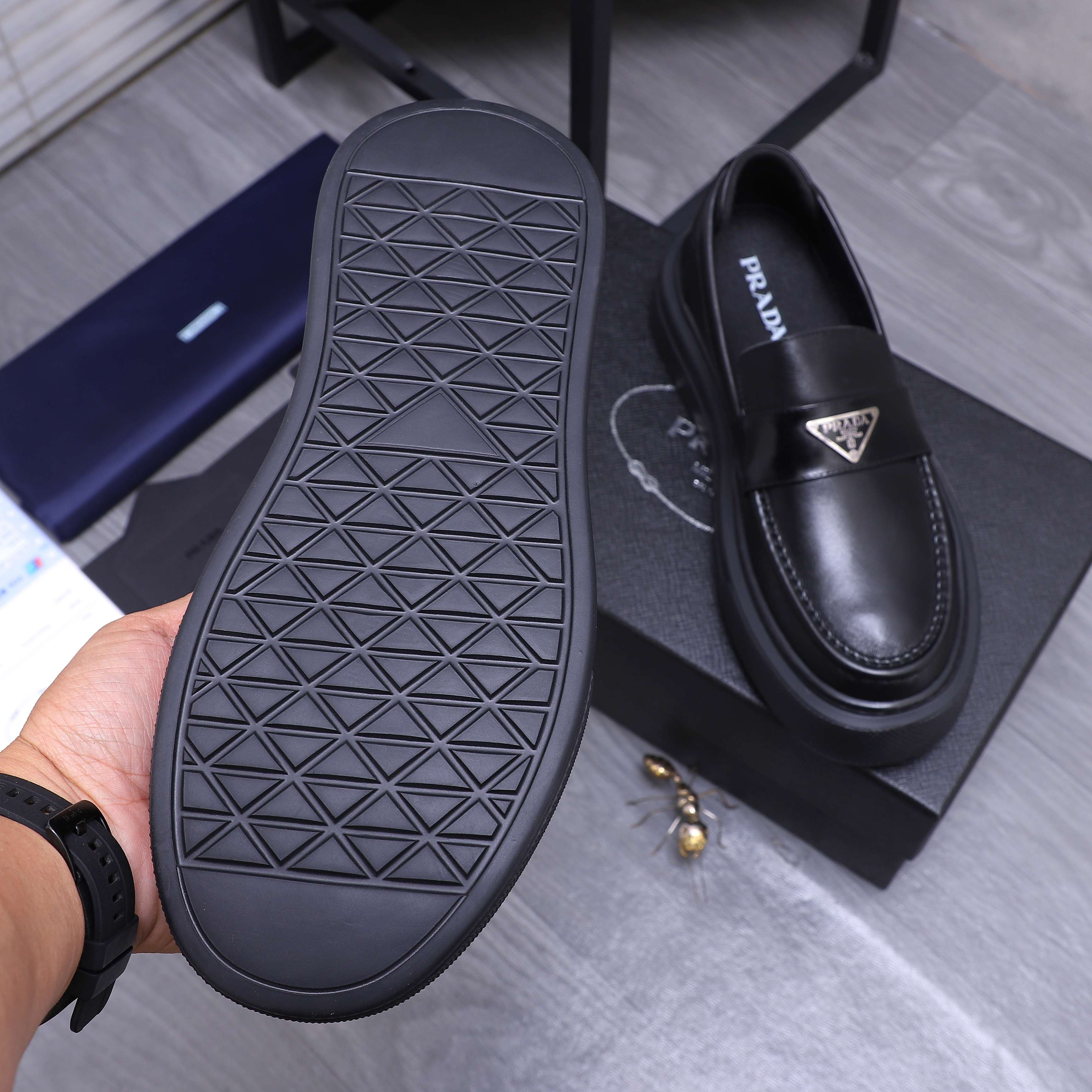 Prada Business Casual Leather Loafers, Sizes 38-44, Premium Quality 9 a1744294942101 2657