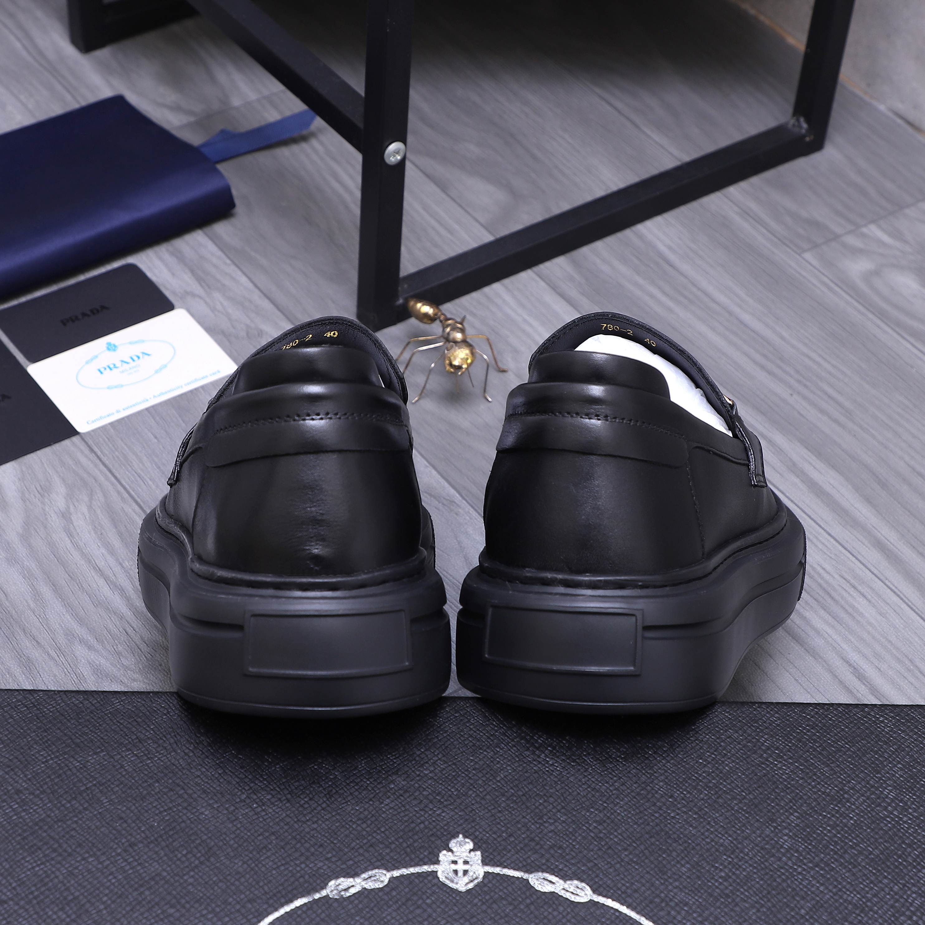 Prada Business Leather Loafers - Premium Leather, Comfortable Fit, Sizes 38-44 11 a1744354139185 8507