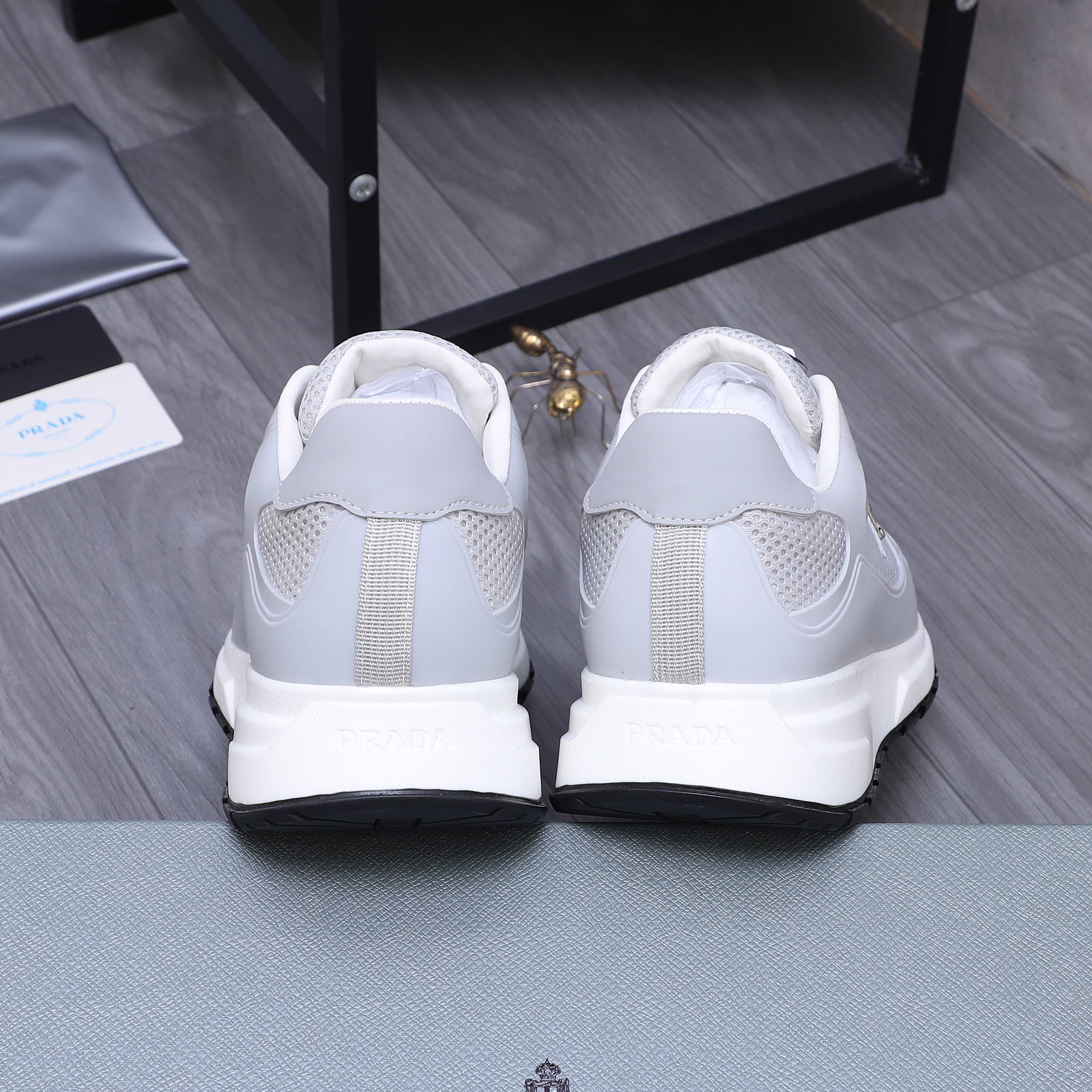 Prada Men's Leather and Mesh Lace-Up Sneakers - Sizes 38-44 11 a1744443016575 6773