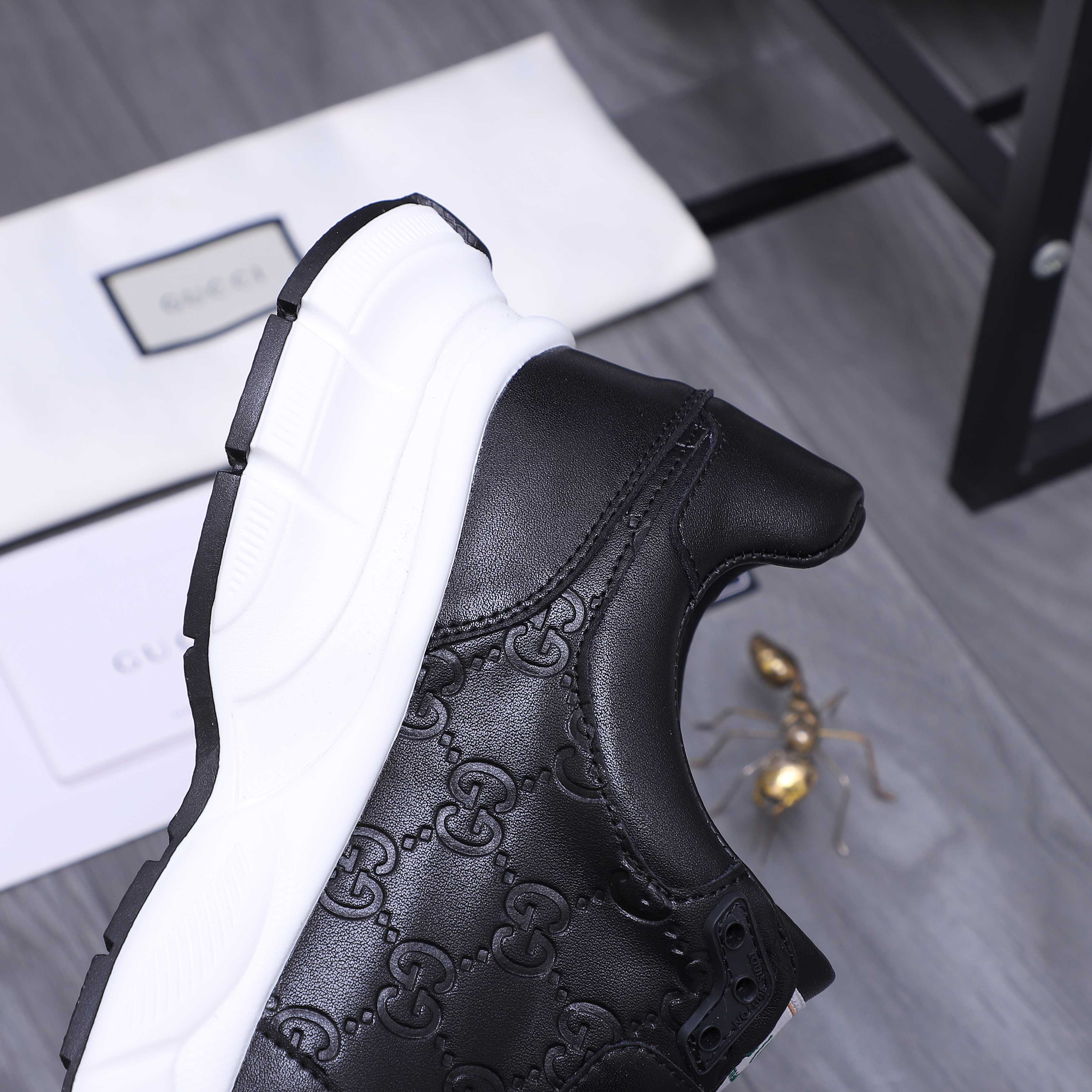 Gucci Men's Leather Sneakers - Embossed Upper, Comfortable Fit, Sizes 38-44 10 a1744452482042 2164