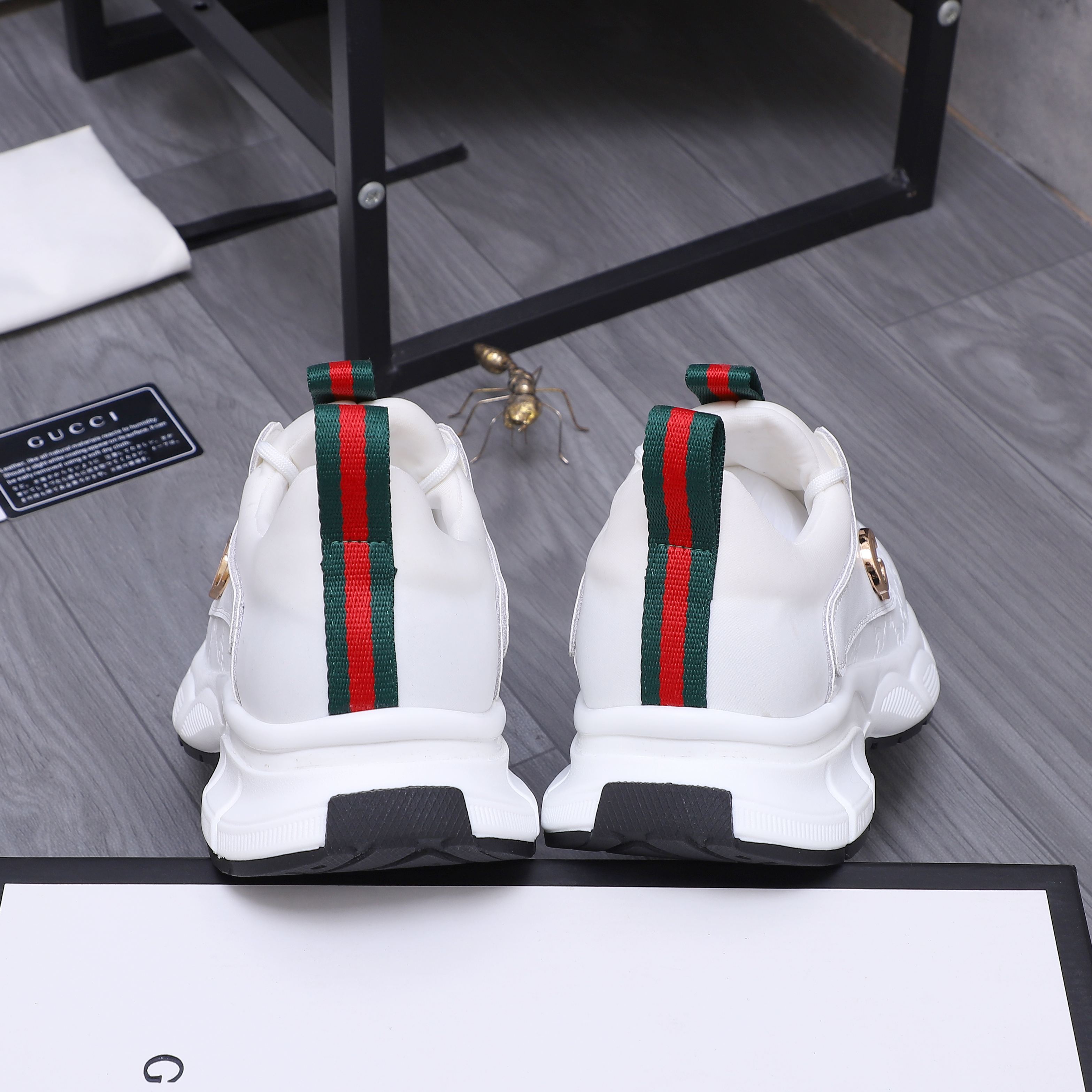 Gucci Men's Casual Sneakers Leather Upper, Comfortable Fit, Sizes 38-44 11 a1744452750963 5817