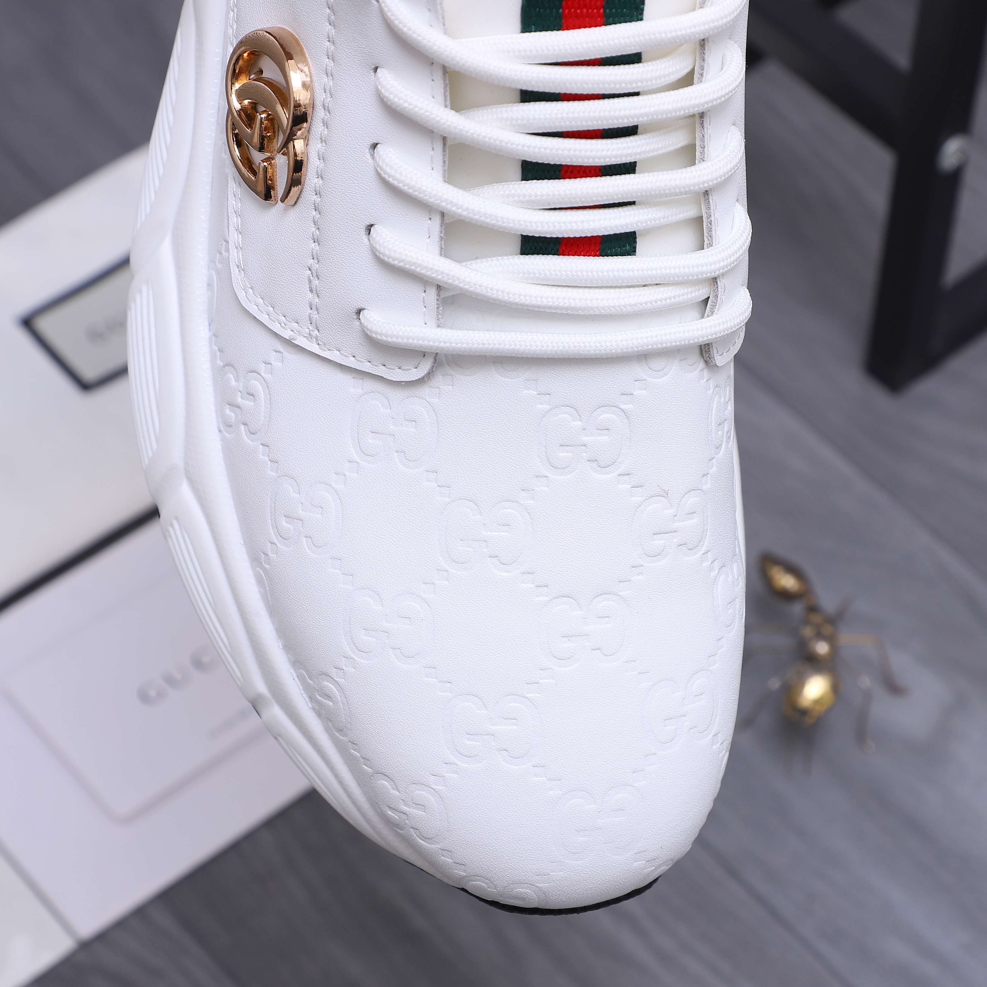 Gucci Men's Casual Sneakers Leather Upper, Comfortable Fit, Sizes 38-44 9 a1744452751514 5020